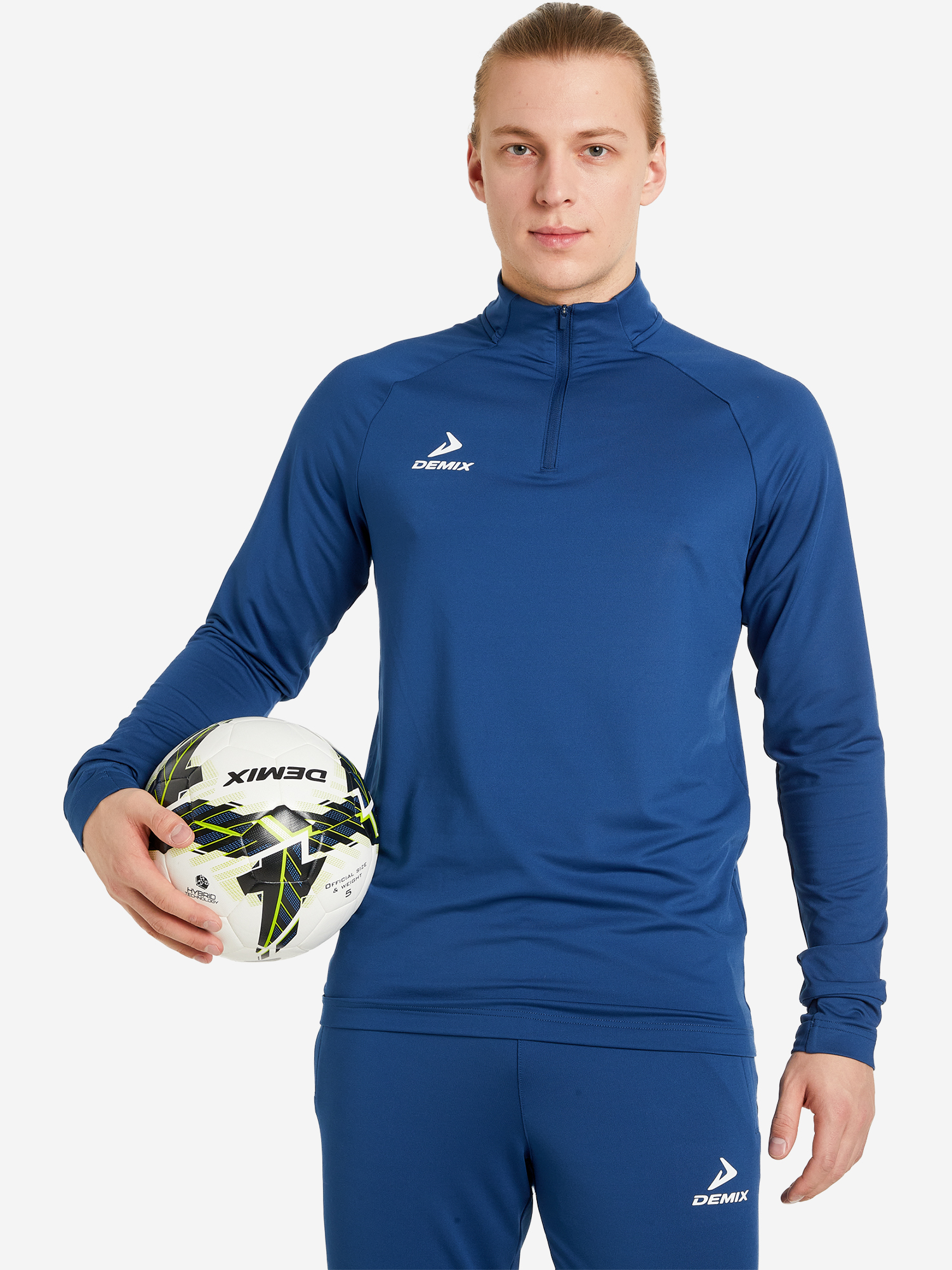 Джемпер футбольный мужской Demix Playmaker, Синий