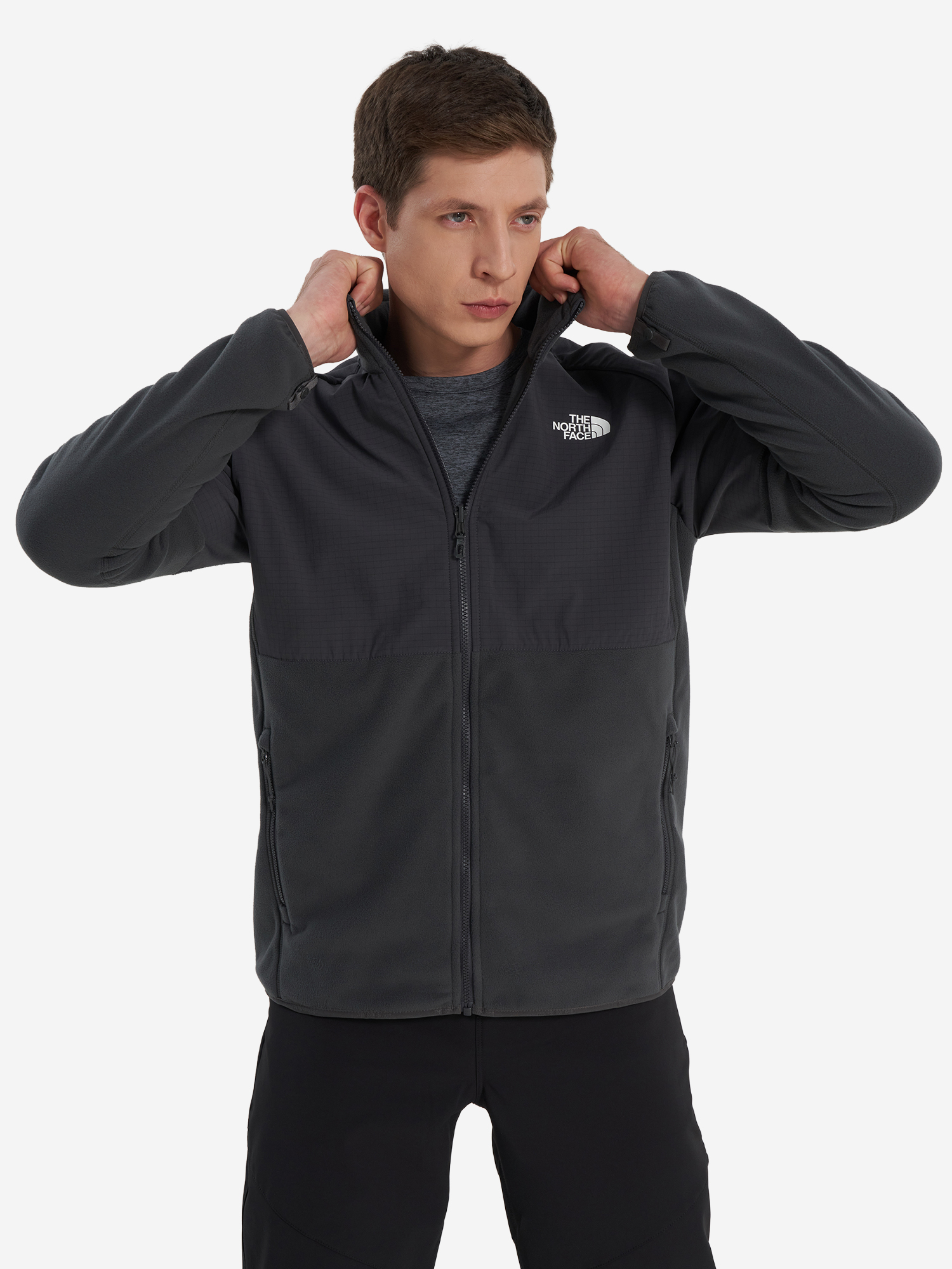 Толстовка мужская The North Face Glacier Heavyweight, Серый