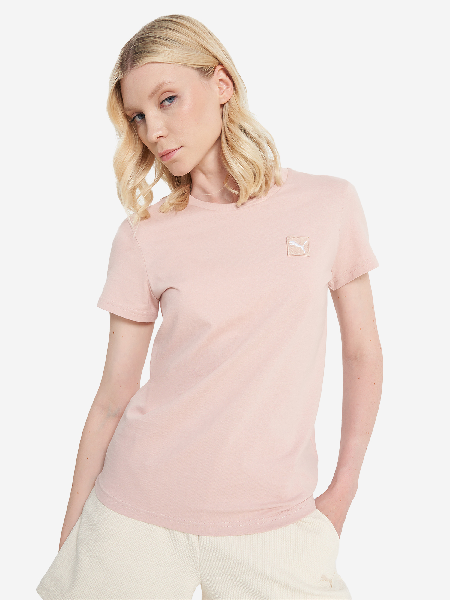 Футболка женская PUMA Ess Elevated, Розовый