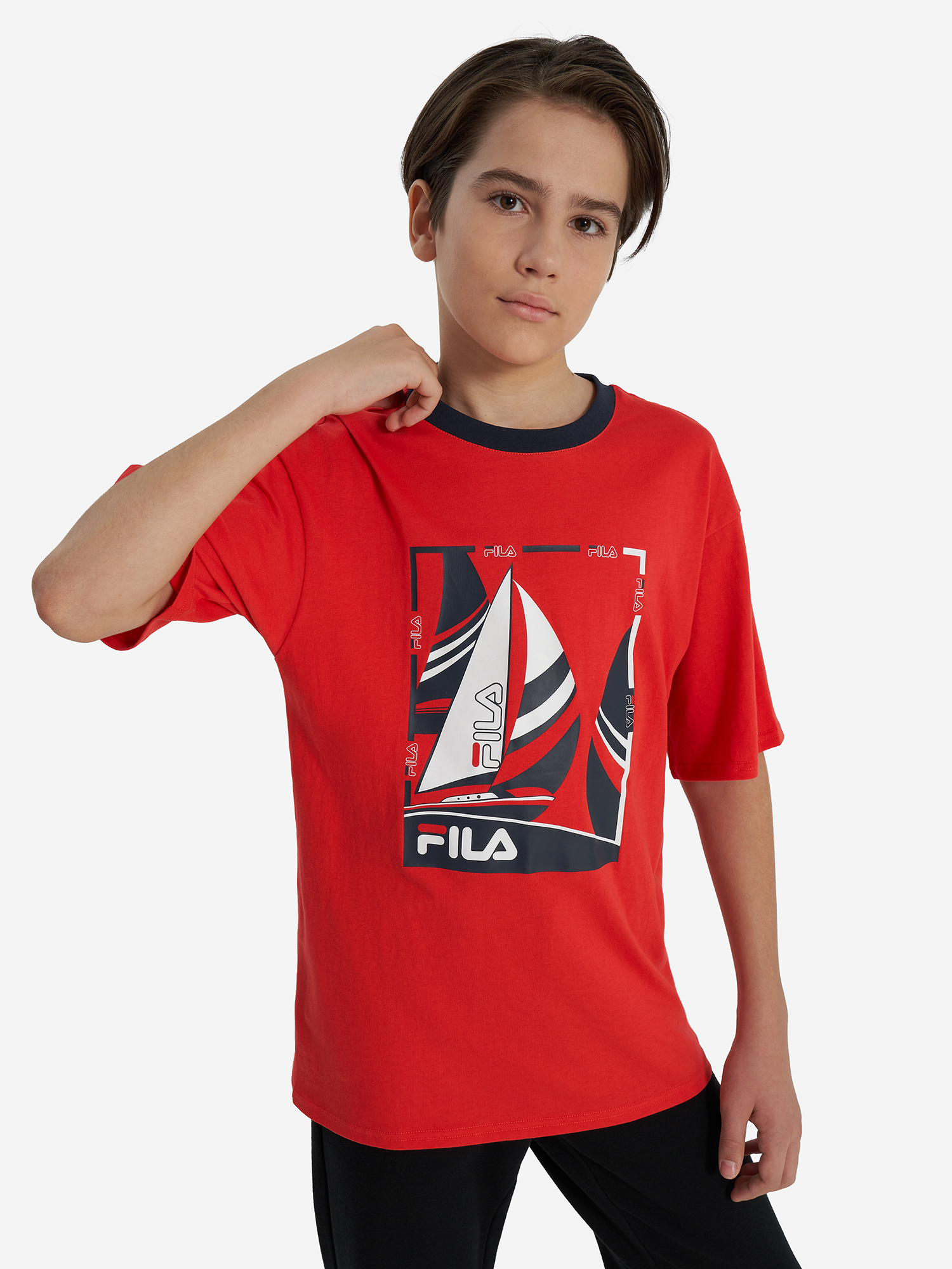 Футболка для мальчиков FILA, Красный