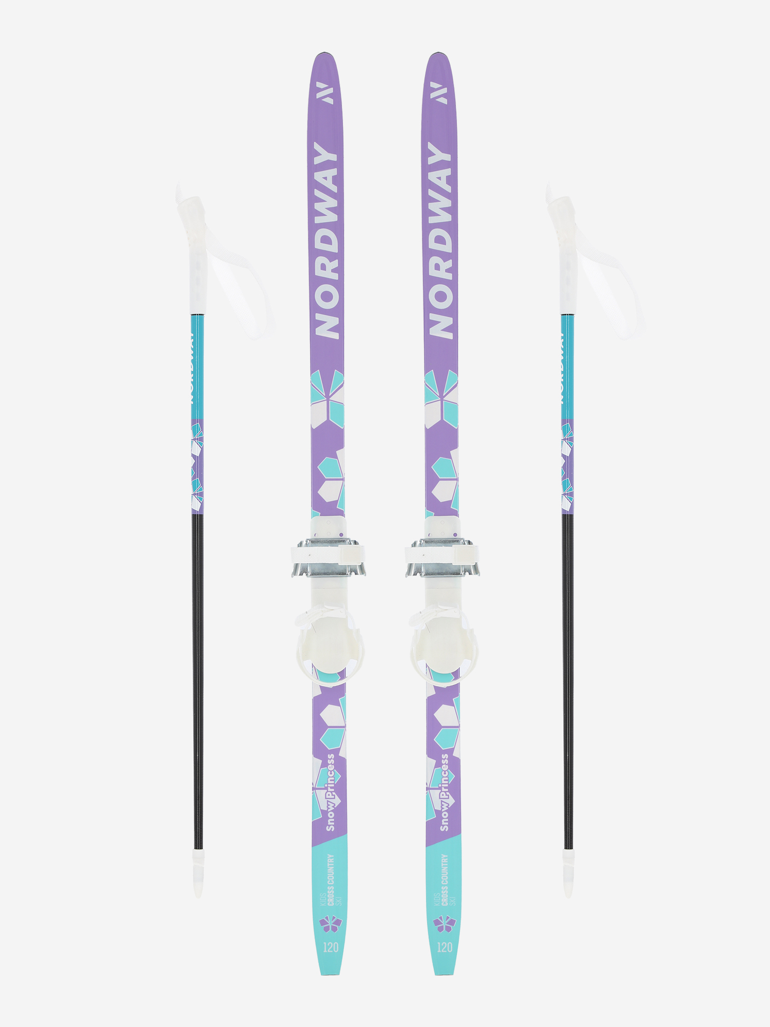 Комплект лыжный детский Nordway KG SnowPrincess Soft, Мультицвет