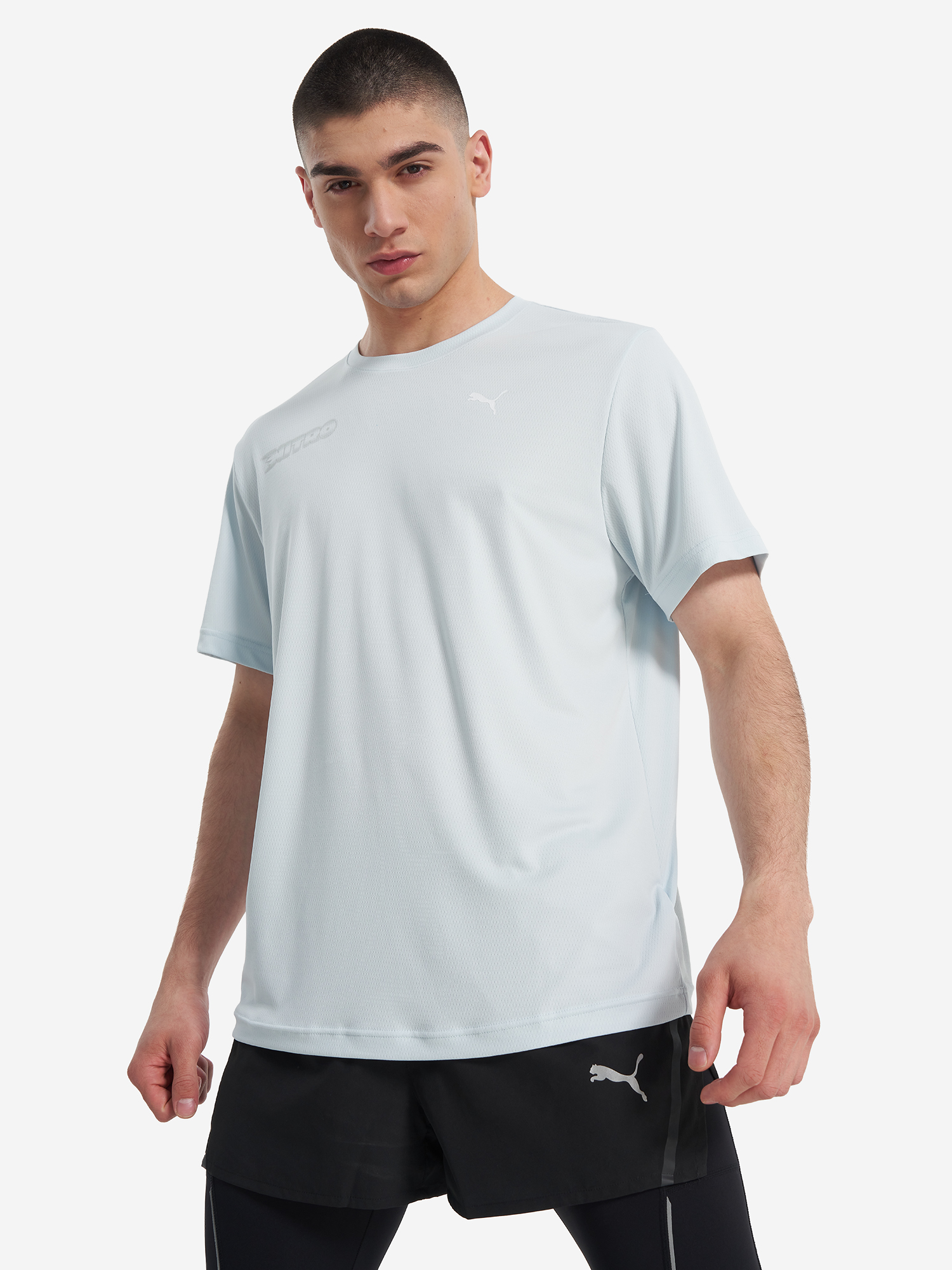 Футболка мужская PUMA Nitro Illustration Graphic, Голубой