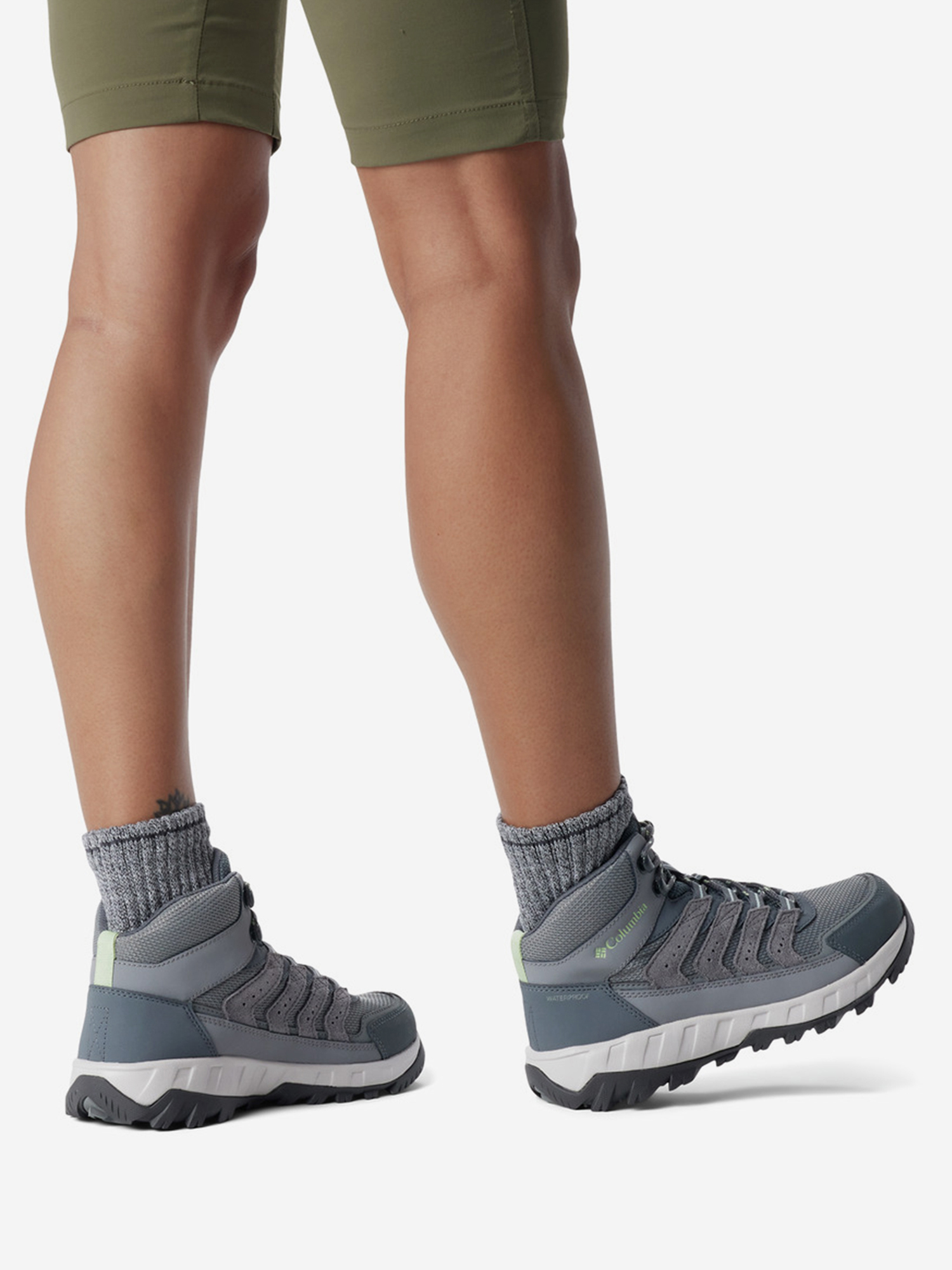 Ботинки женские Columbia Strata Trail Mid Wp, Серый