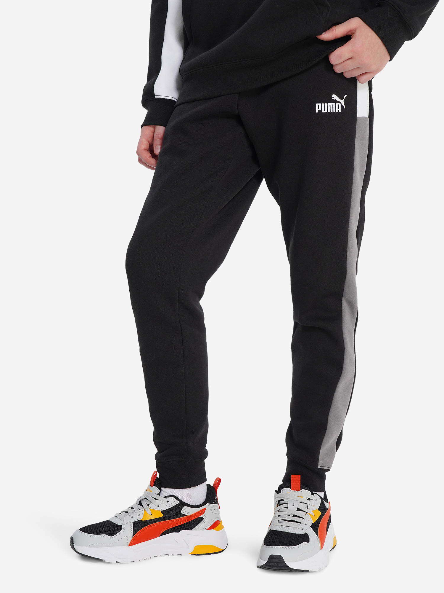 Брюки для мальчиков PUMA Ess Block, Черный