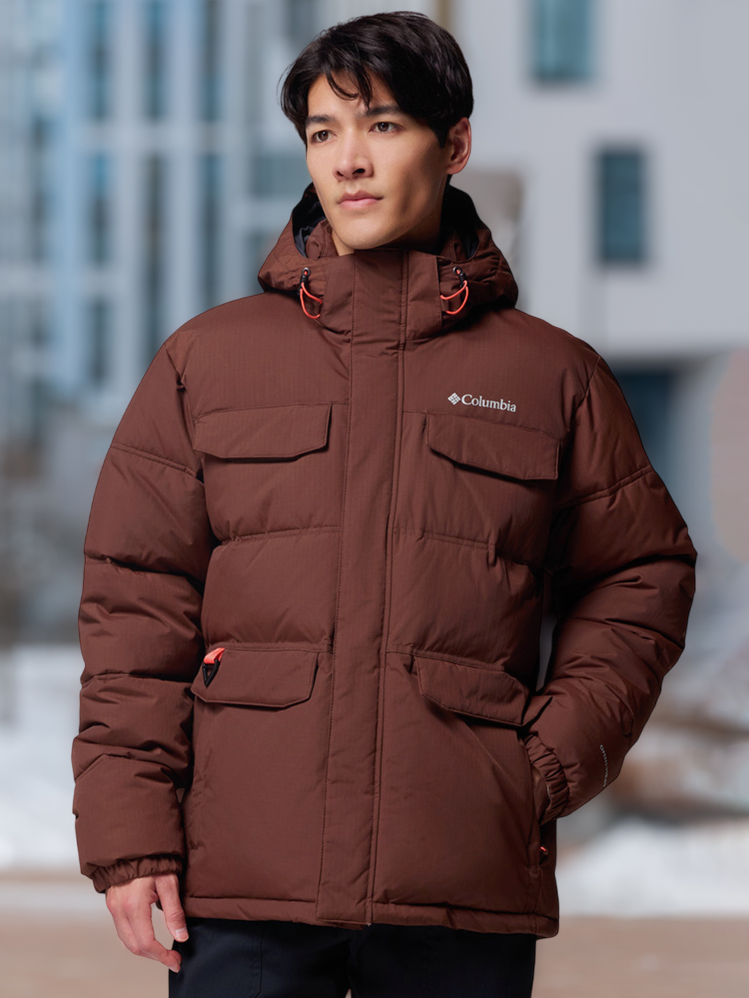 Куртка утепленная мужская Columbia Landroamer Puffer Jacket, Коричневый