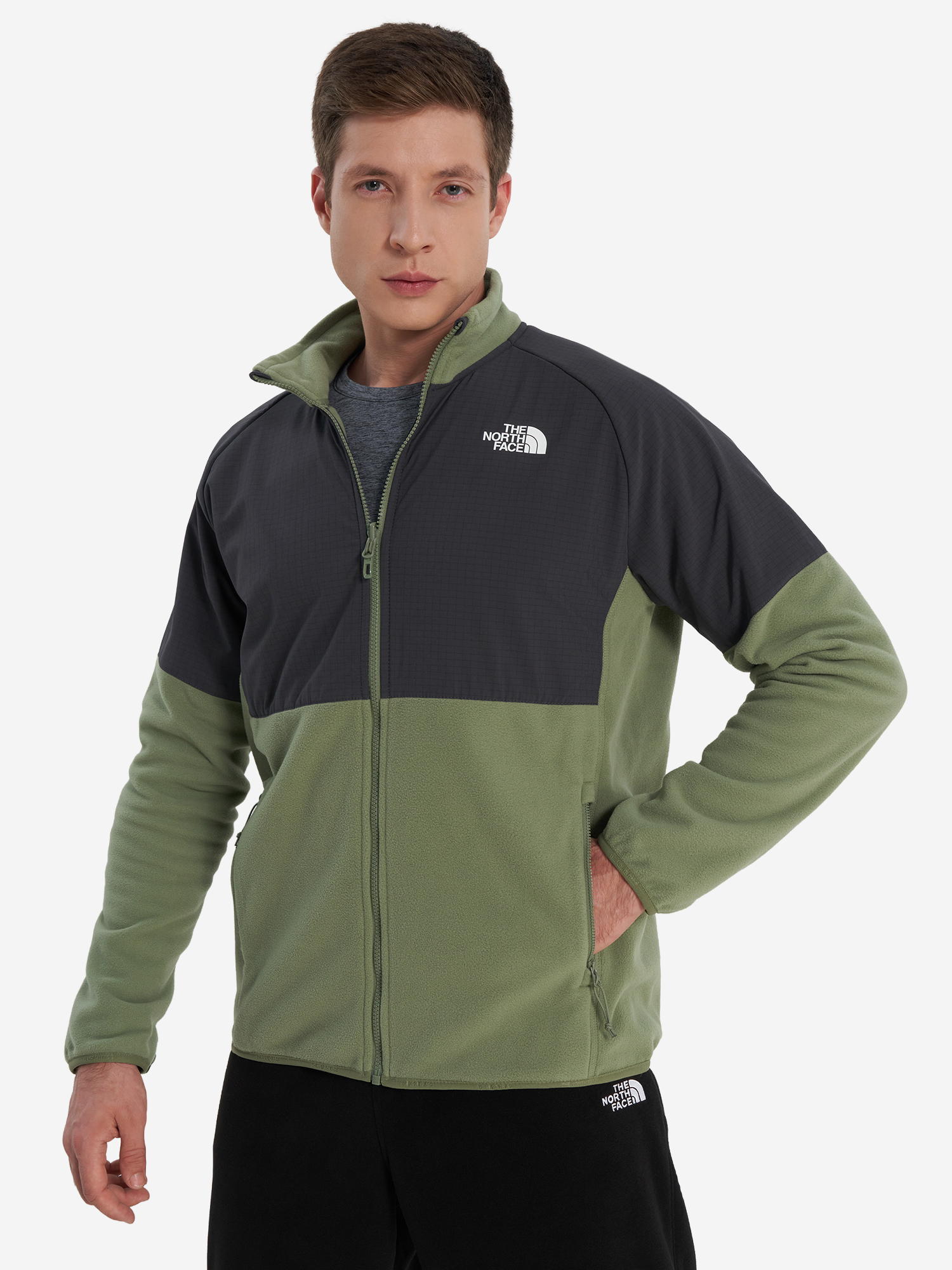 Толстовка мужская The North Face Glacier Heavyweight, Зеленый