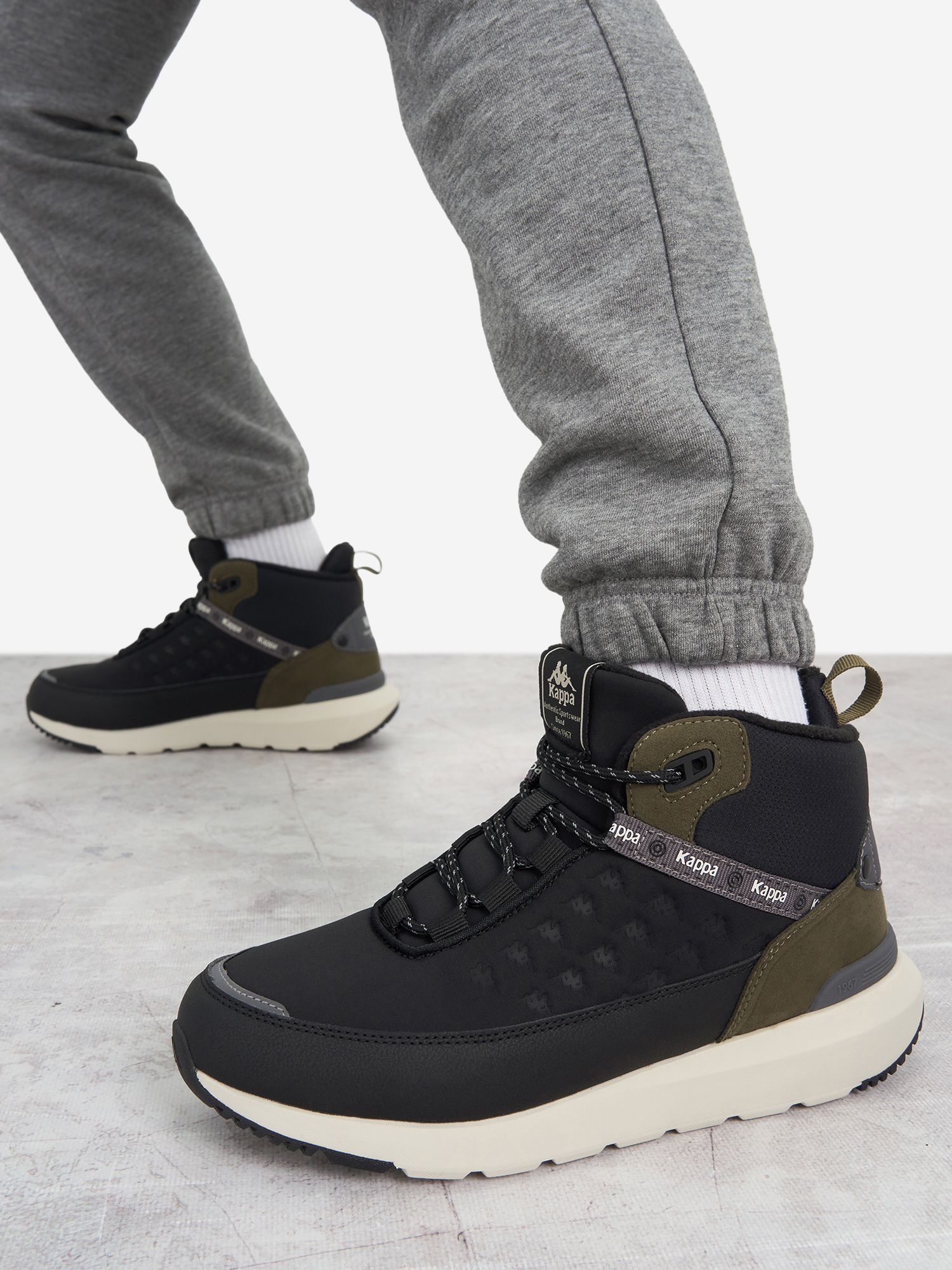 Кроссовки для мальчиков Kappa Authentic JR Mid NY, Черный