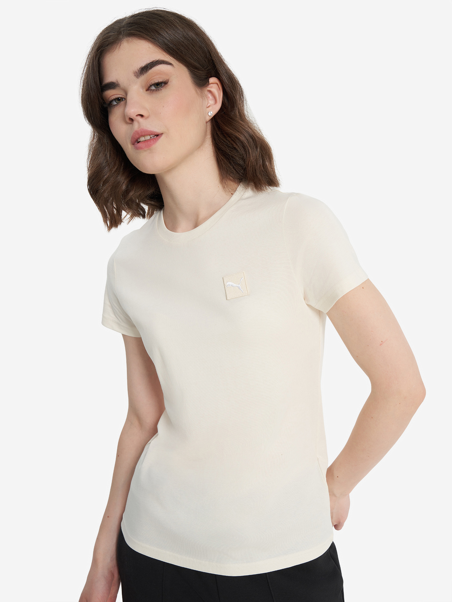 Футболка женская PUMA Elevated, Бежевый