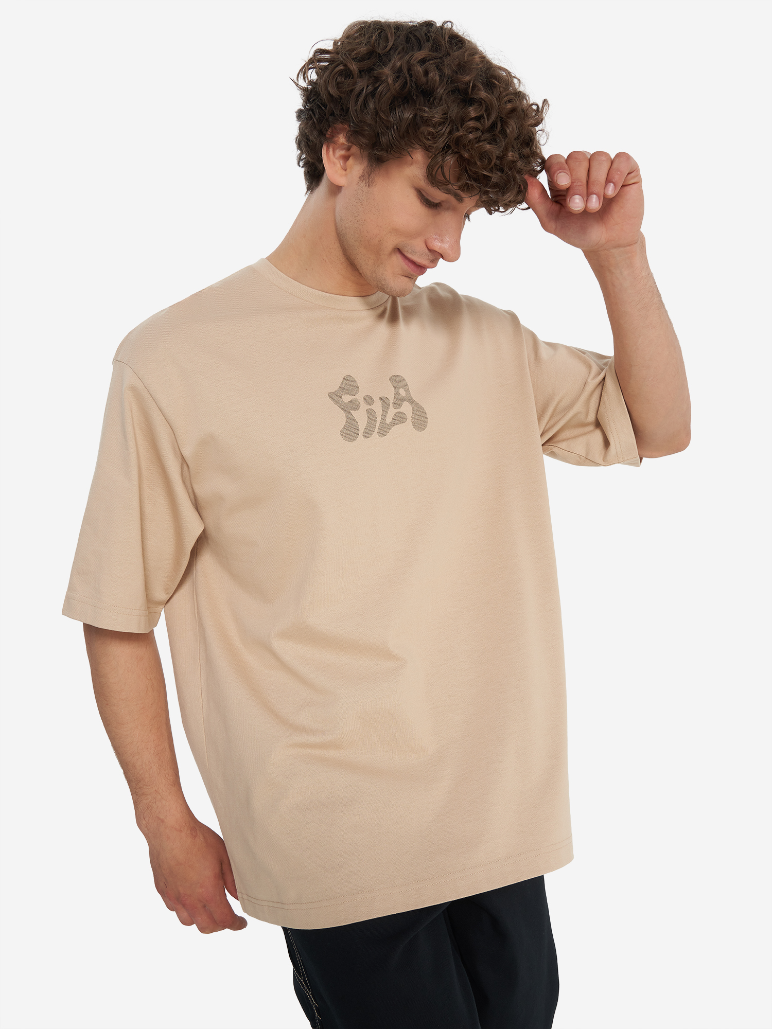 Футболка мужская FILA, Бежевый
