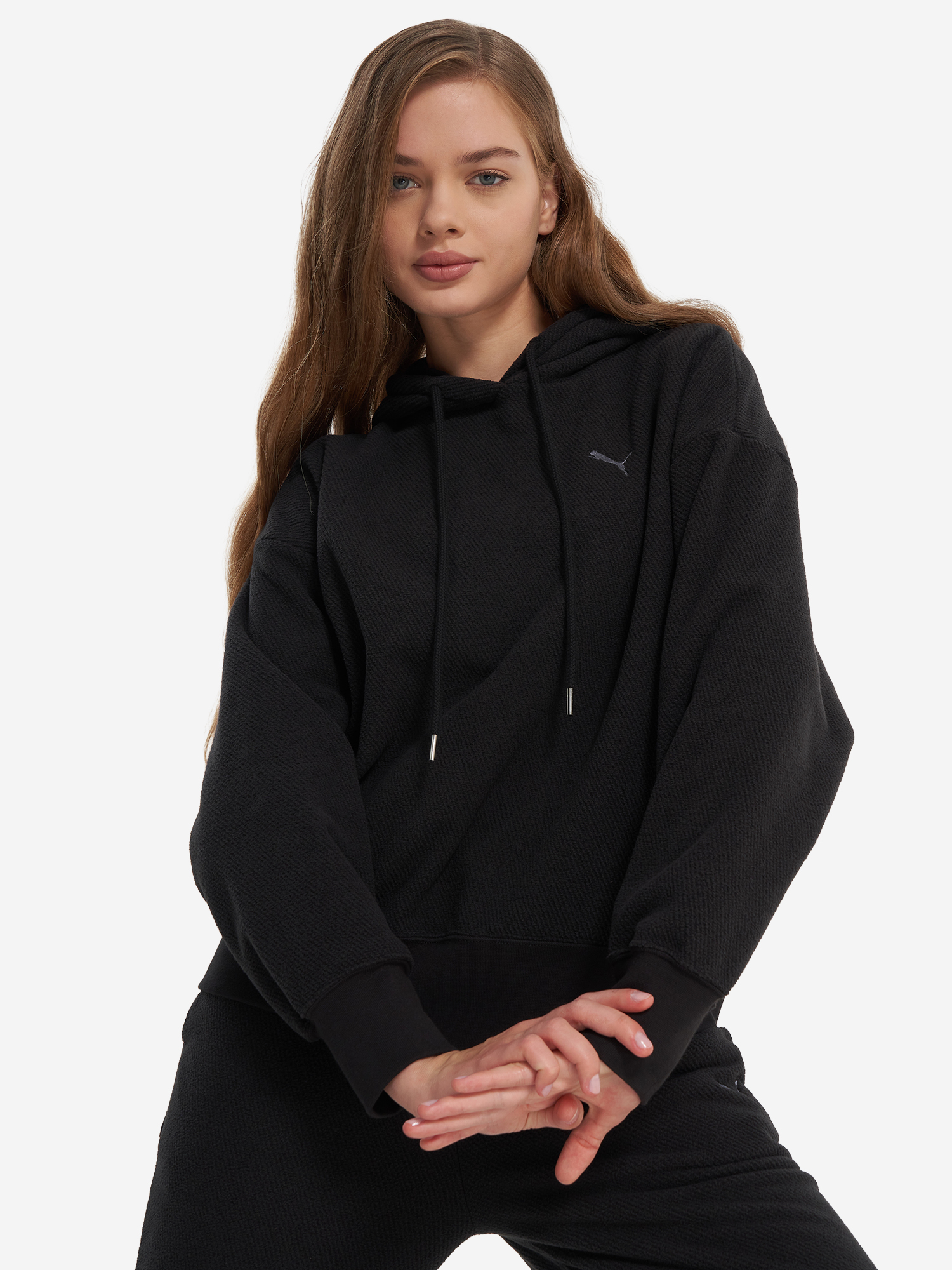 Худи женское PUMA, Черный