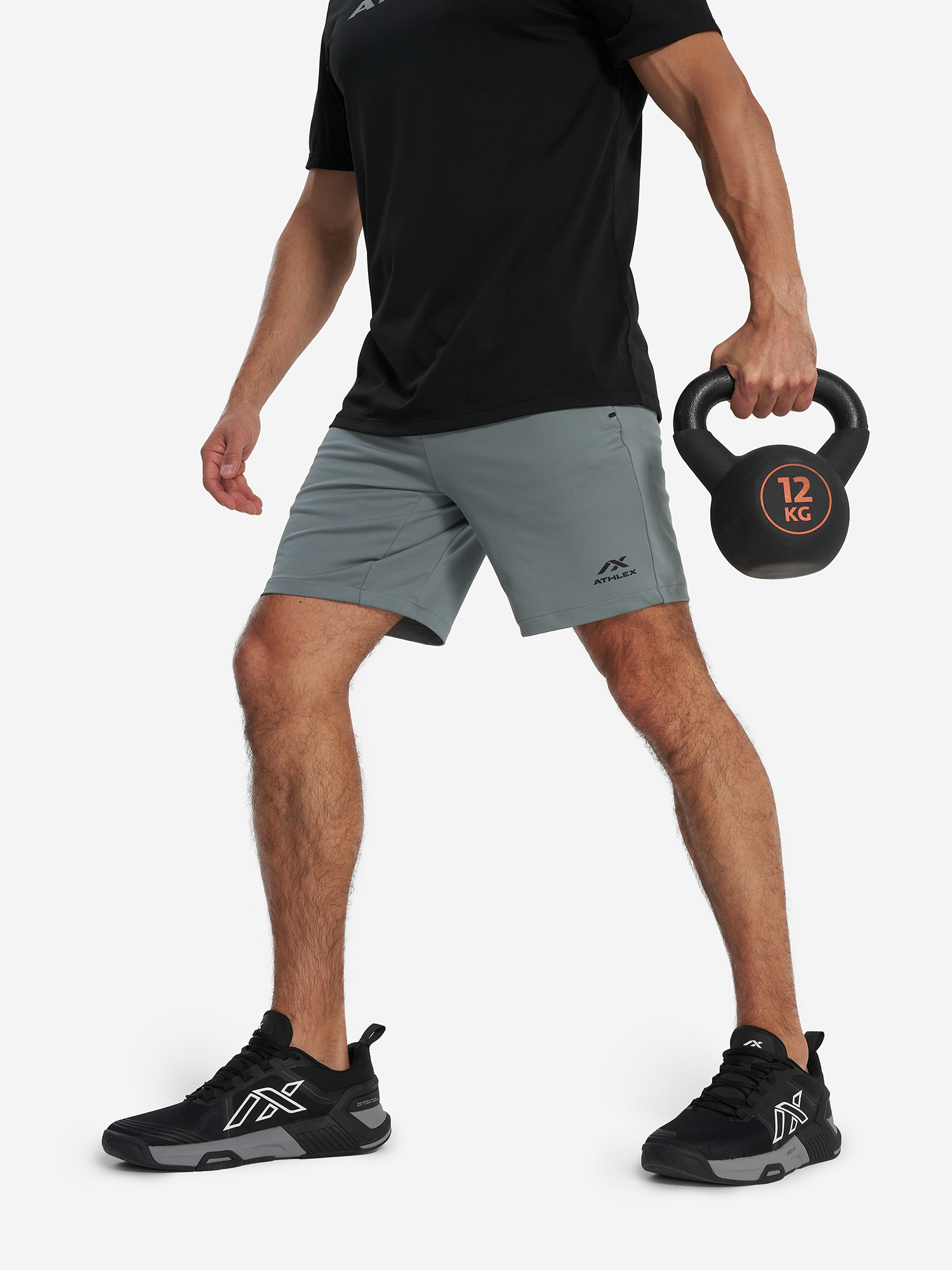 Шорты мужские Athlex Nexus, Серый