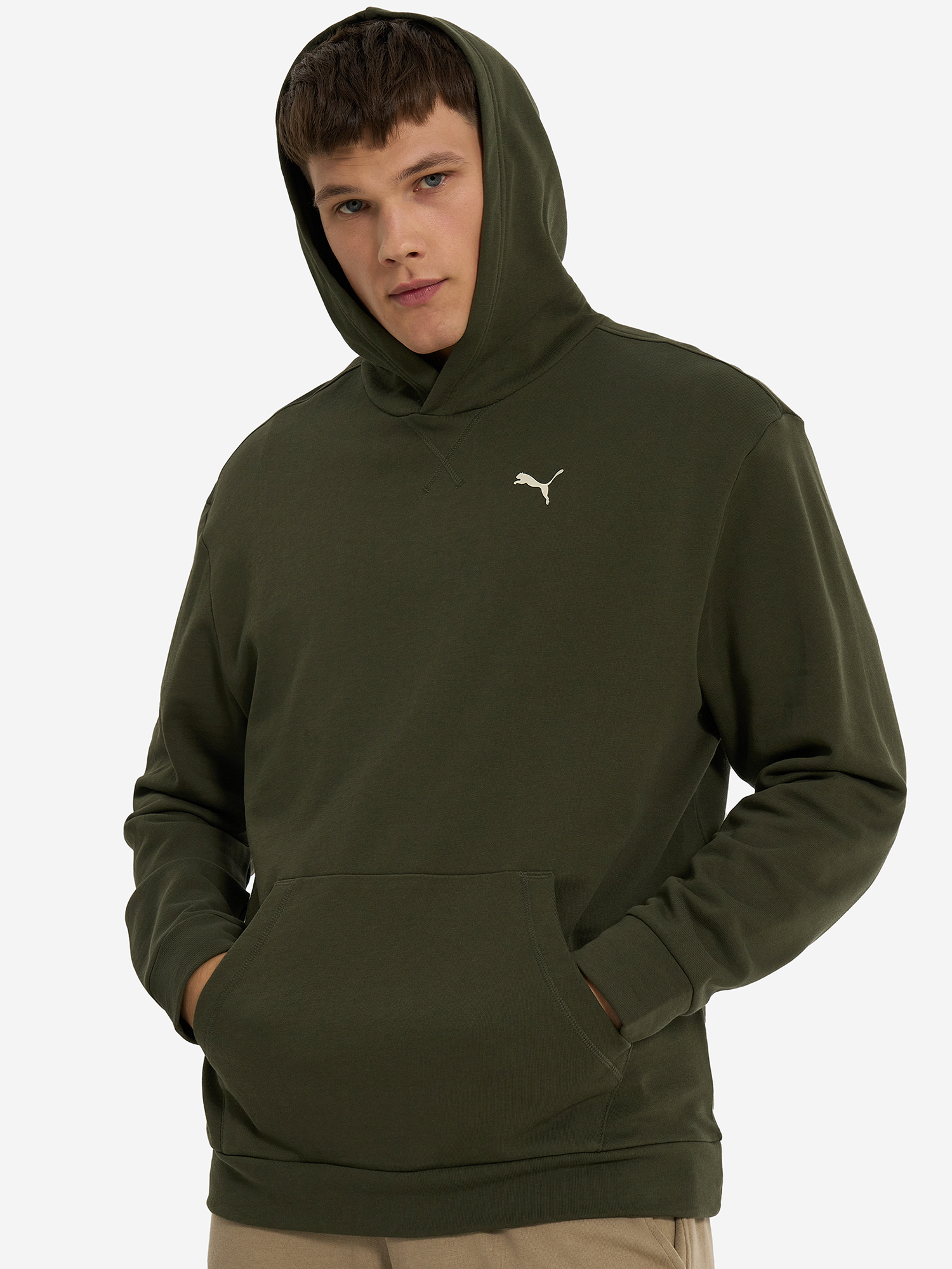 Худи мужское PUMA, Зеленый