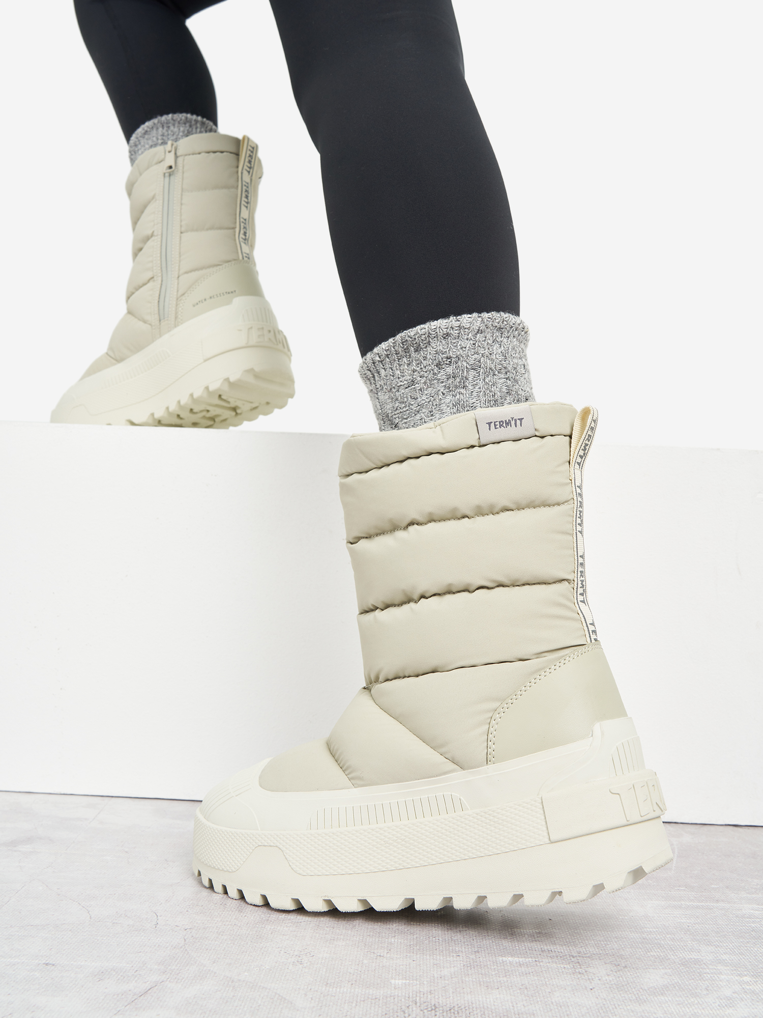 Дутики женские Termit Storm Boot Wtr, Бежевый