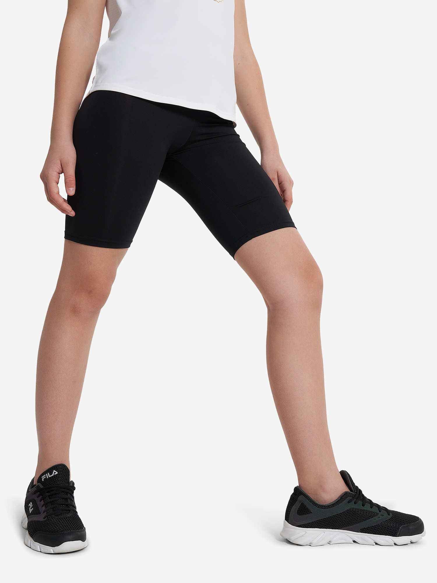 Велосипедки для девочек FILA, Черный