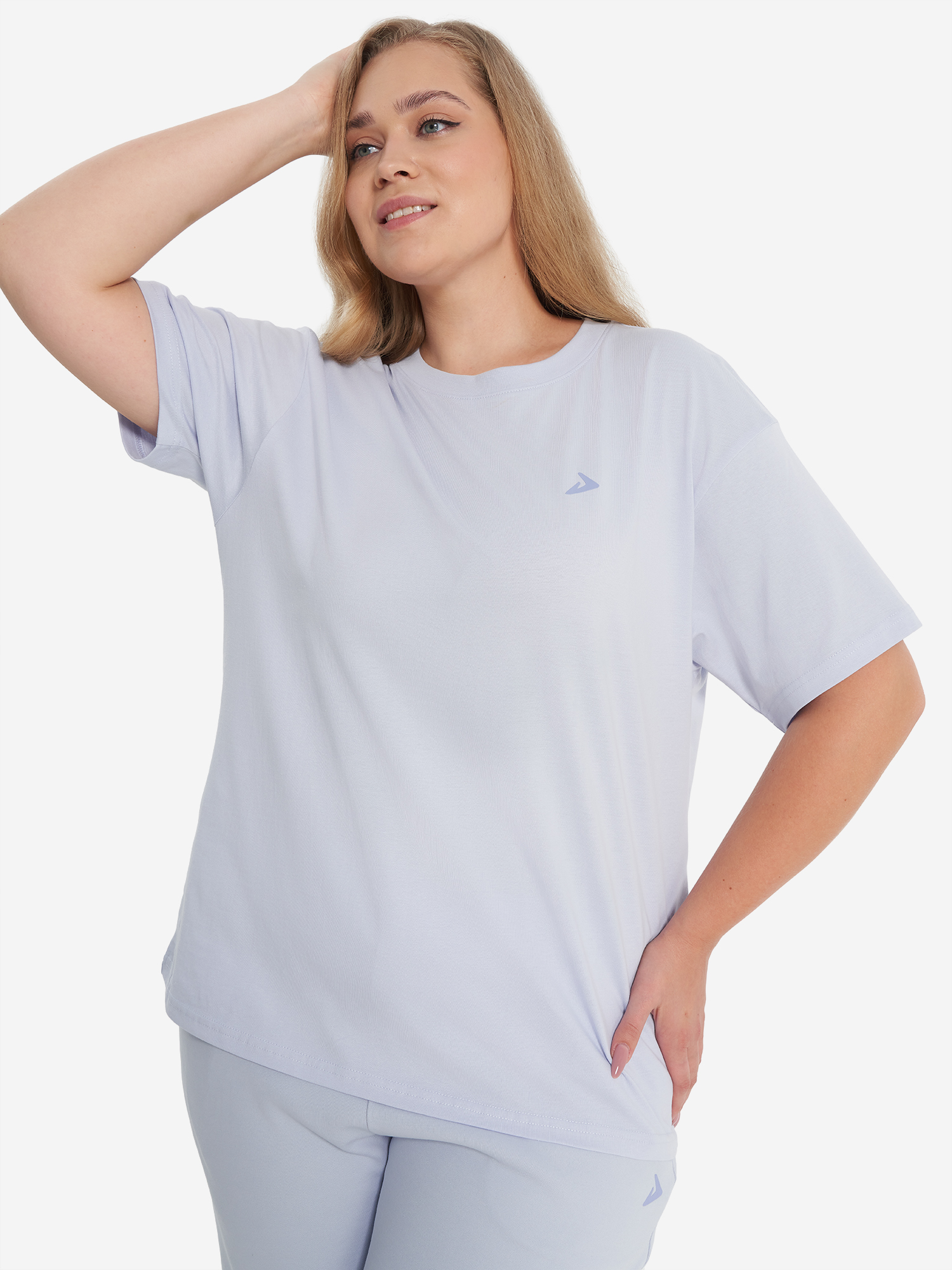 Футболка женская Demix, Plus Size, Фиолетовый
