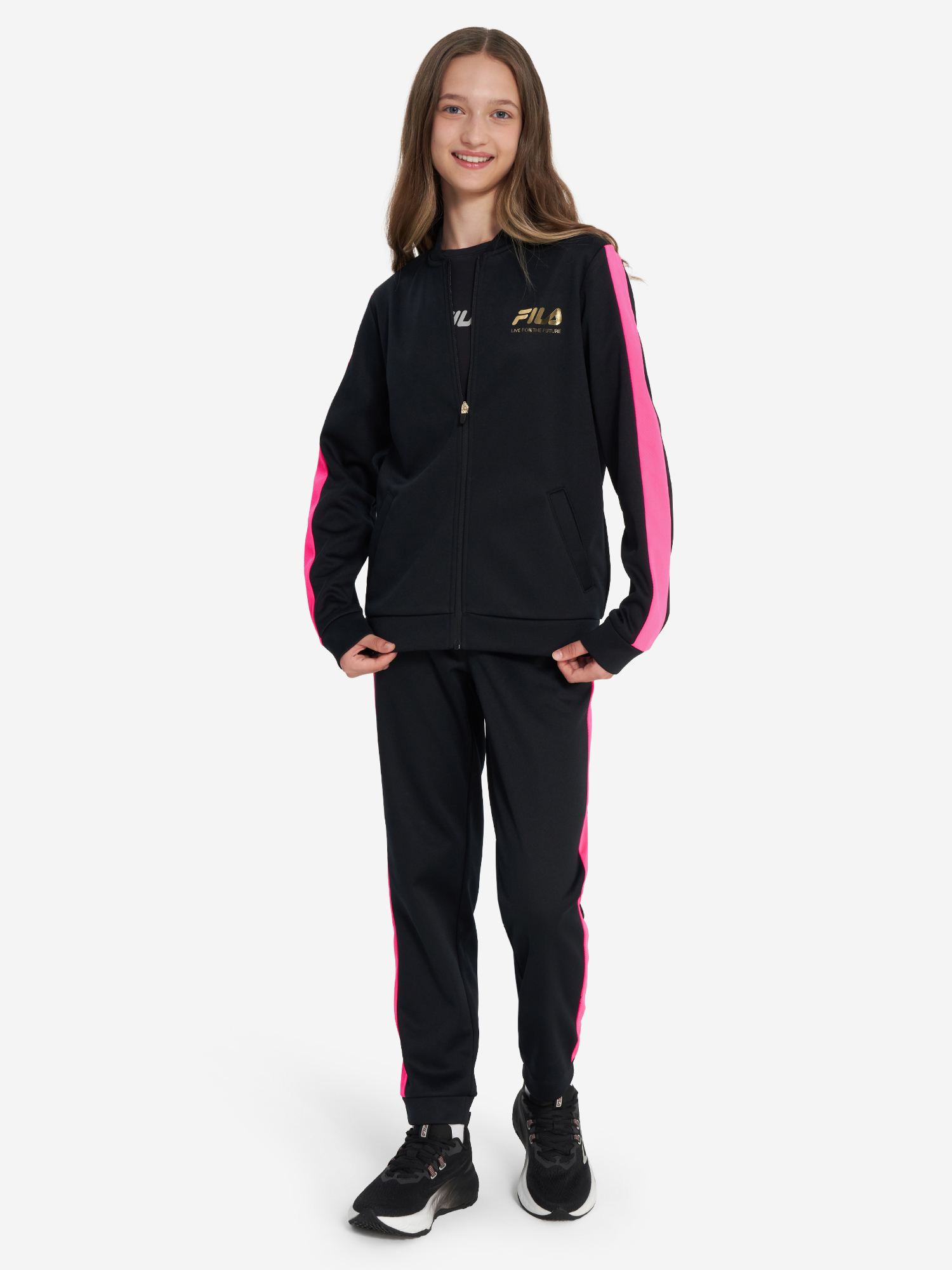 Костюм для девочек FILA, Черный