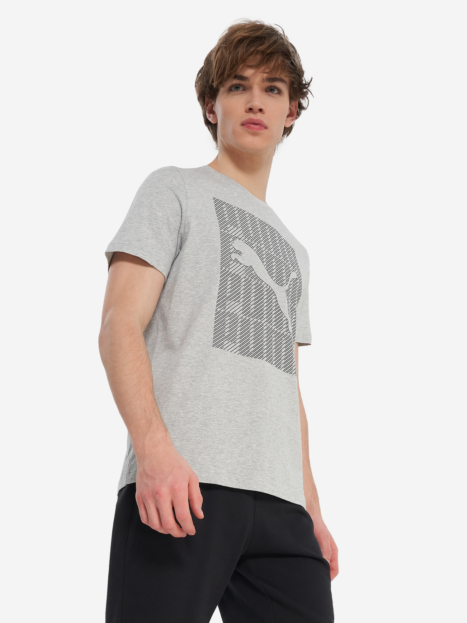 Футболка мужская PUMA Graphics, Серый