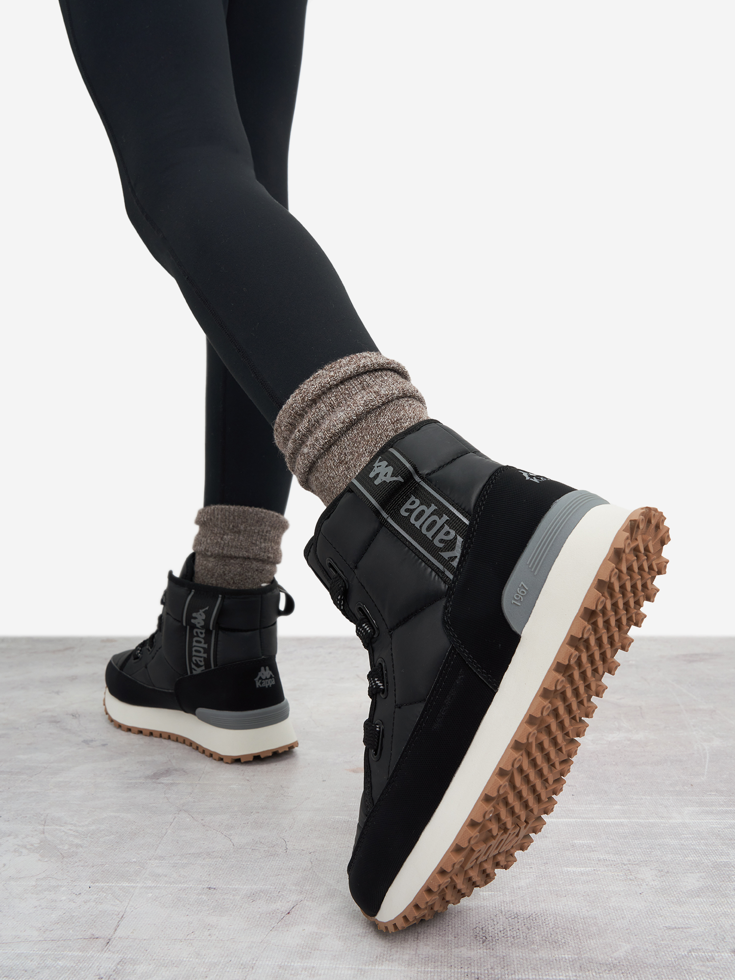Дутики для девочек Kappa Authentic JR Puff, Черный