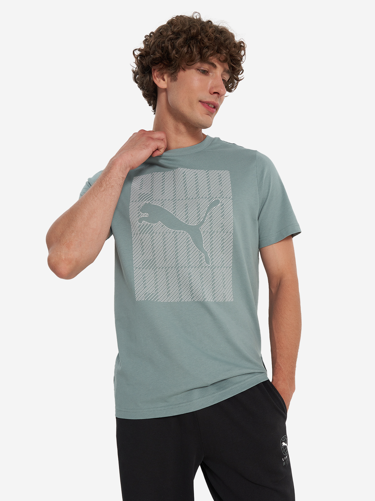 Футболка мужская PUMA, Зеленый