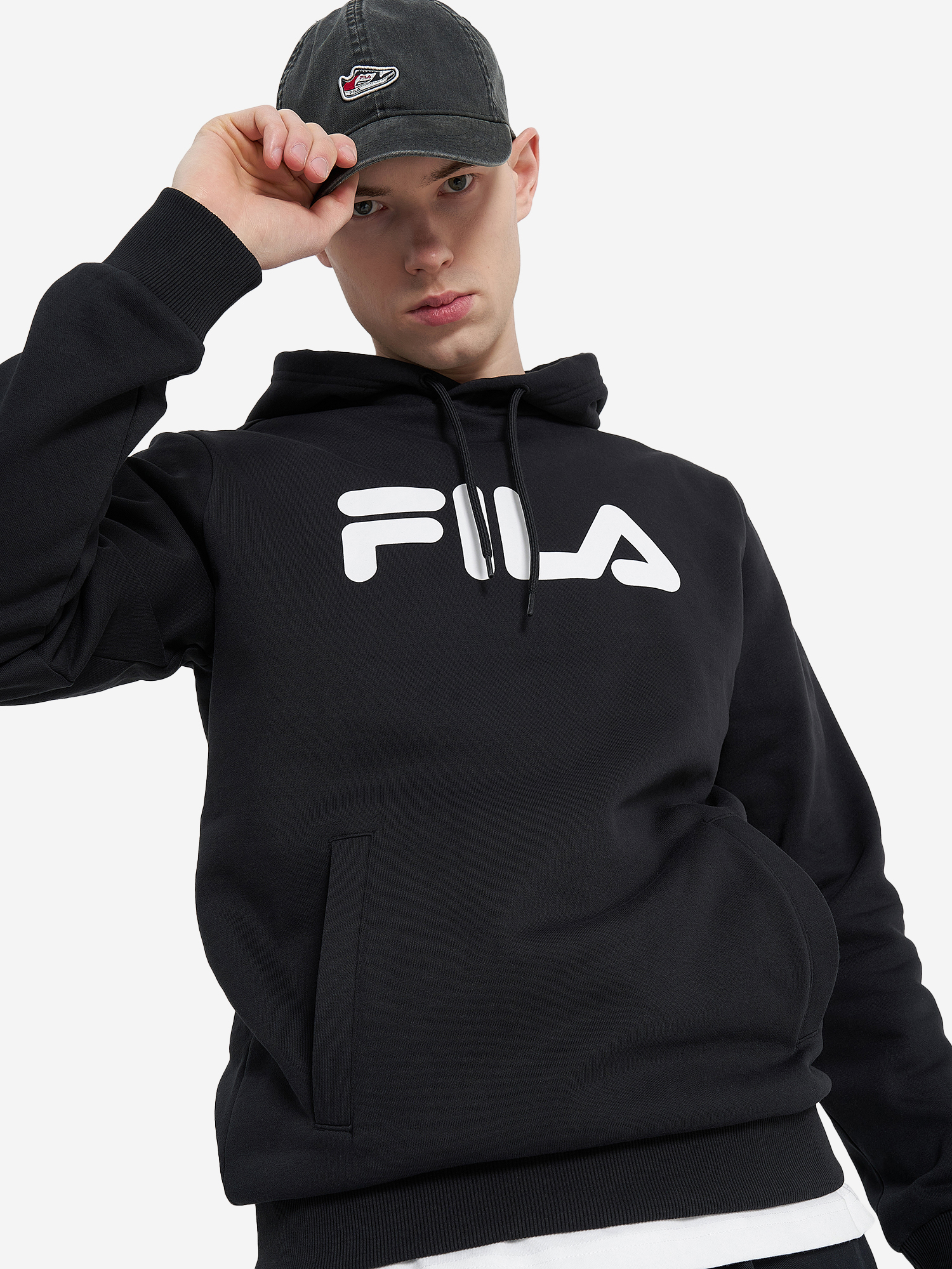 Худи мужское FILA Essentials, Черный
