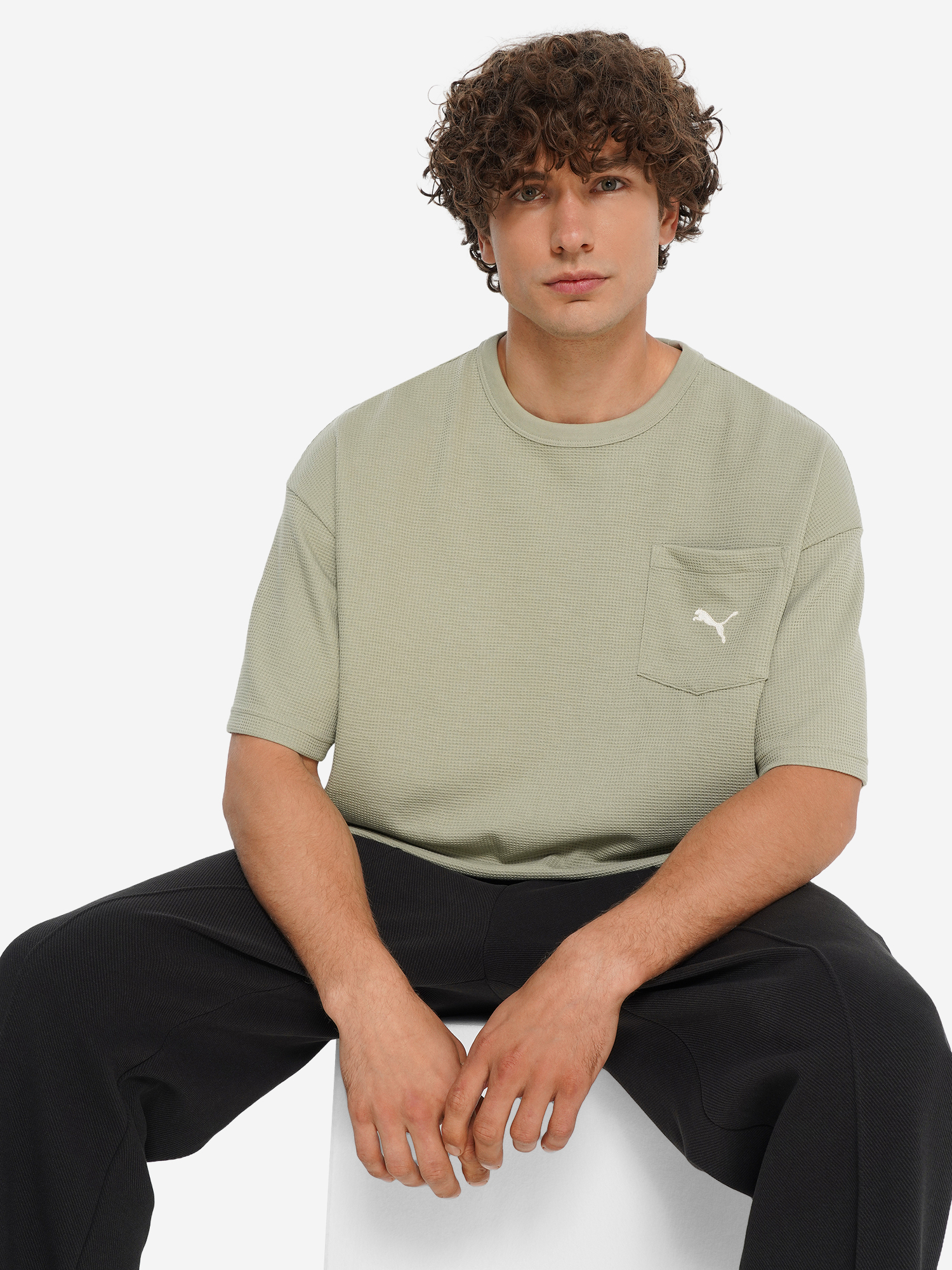 Футболка мужская PUMA Class Relaxed Pinnacle, Зеленый