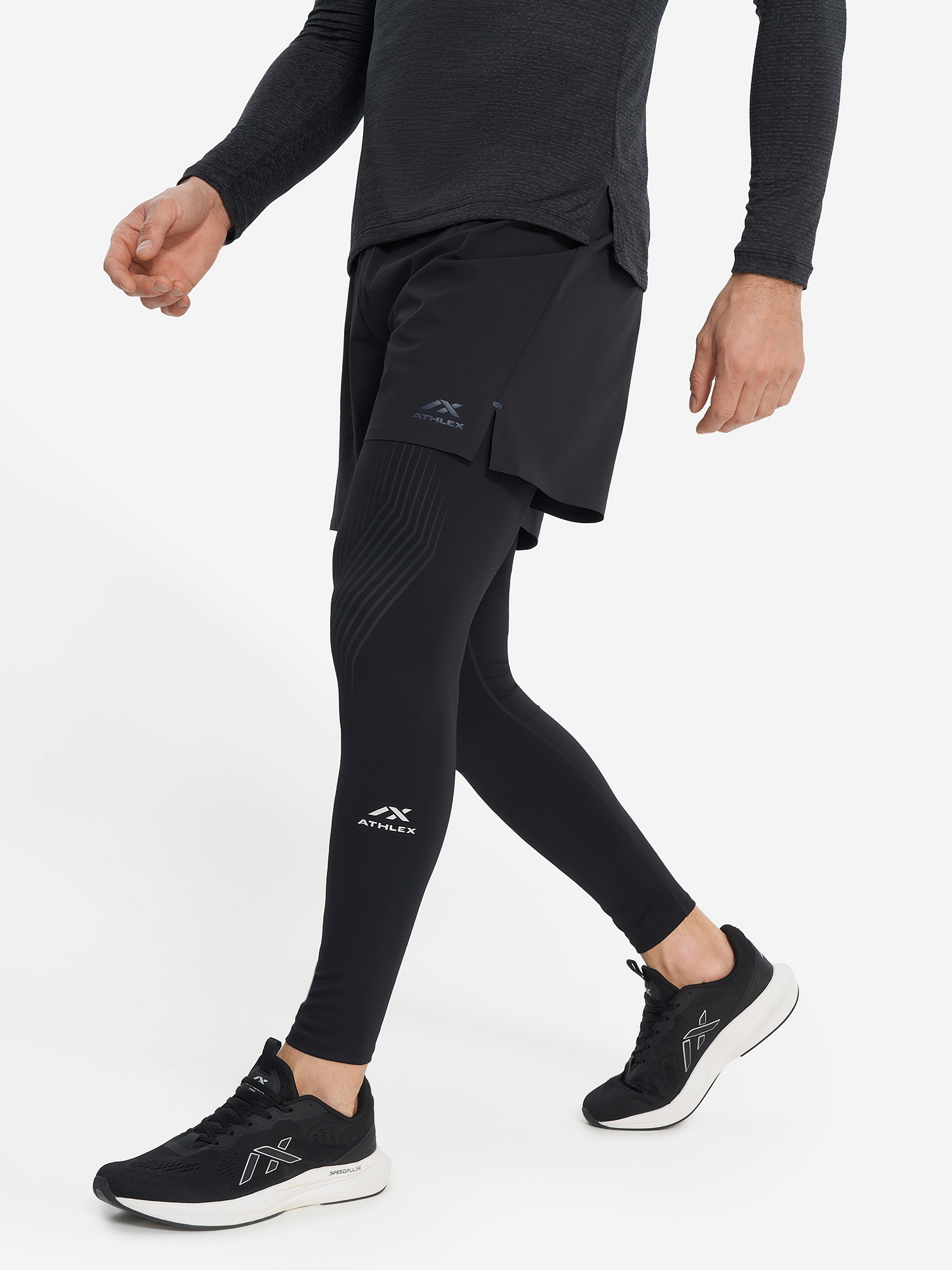 Шорты мужские Athlex, Черный