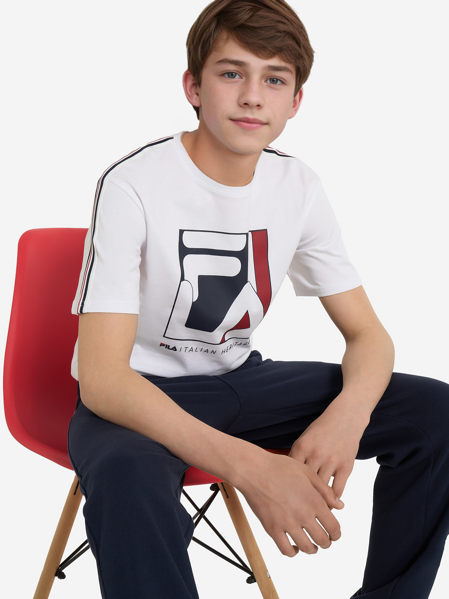 Футболка для мальчиков FILA, Белый