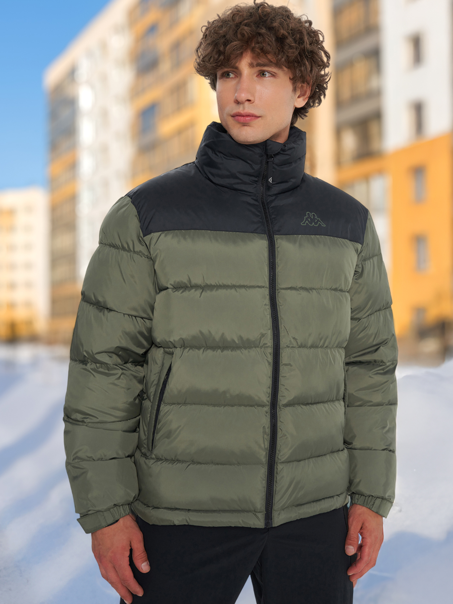 Пуховик мужской Kappa, Зеленый