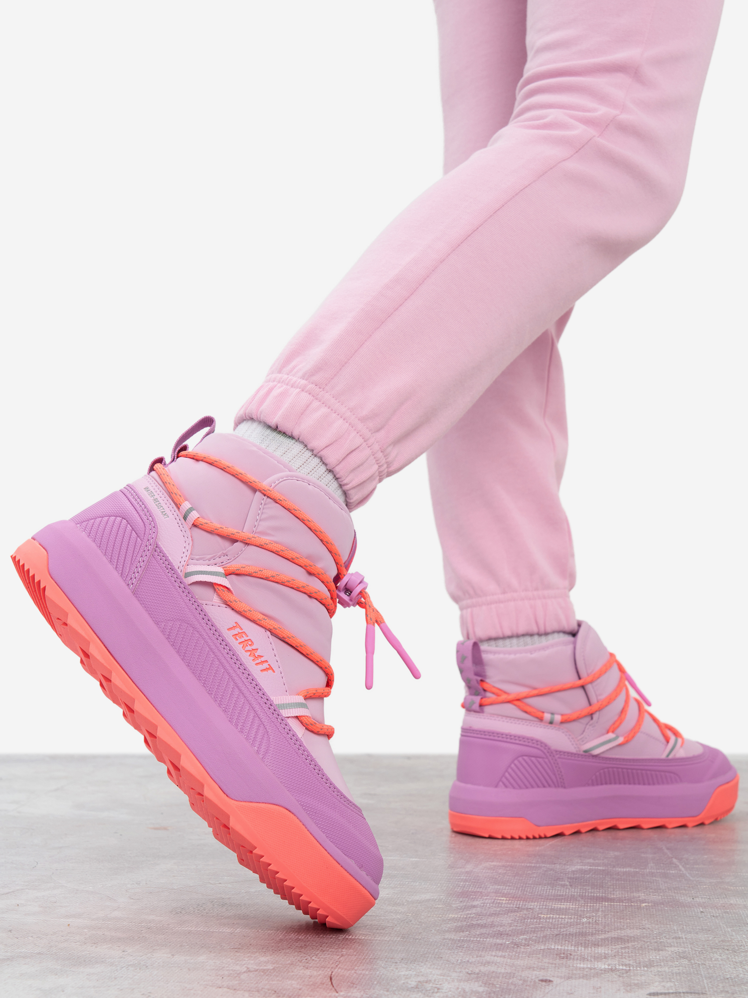 Дутики для девочек Termit Winter Pro Puff, Розовый