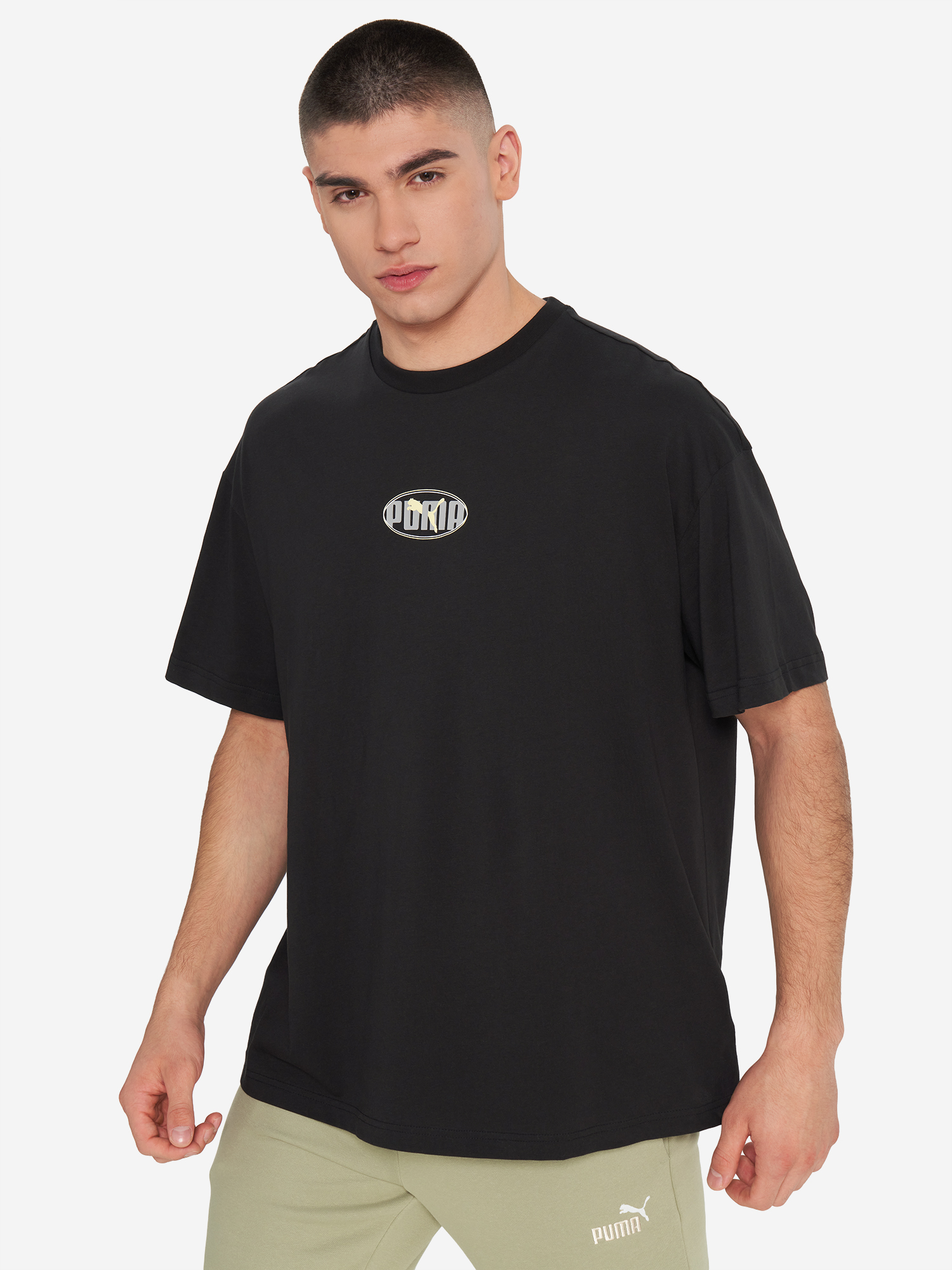 Футболка мужская PUMA Ess Logo Lab, Черный
