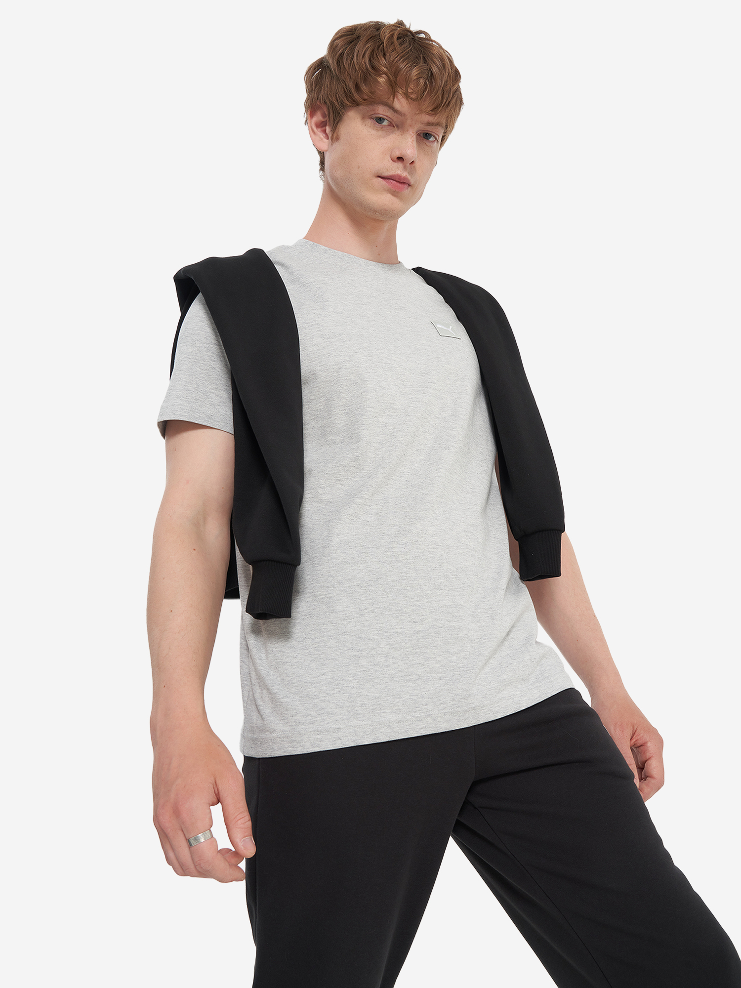 Футболка мужская PUMA Ess Elevated, Серый