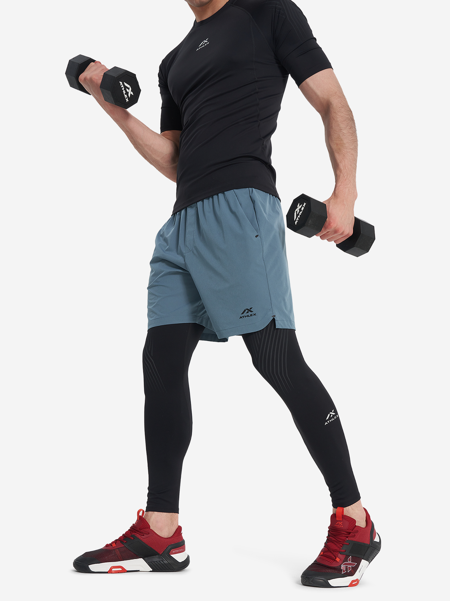 Шорты мужские Athlex, Серый