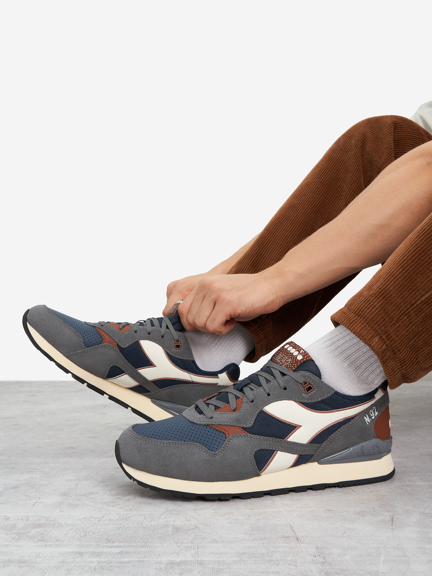 Кроссовки мужские Diadora N.92 Advance, Синий