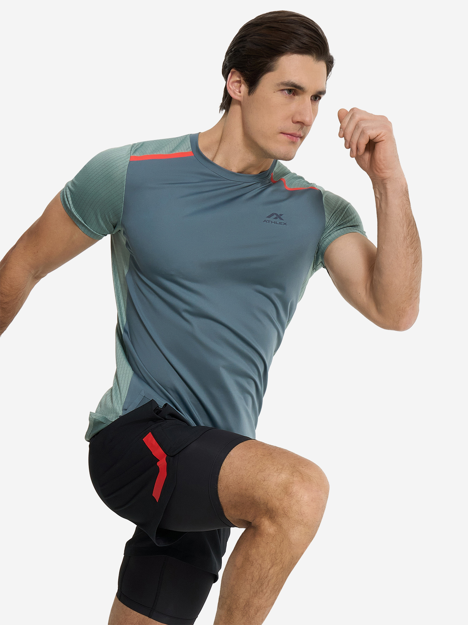 Футболка мужская Athlex, Зеленый