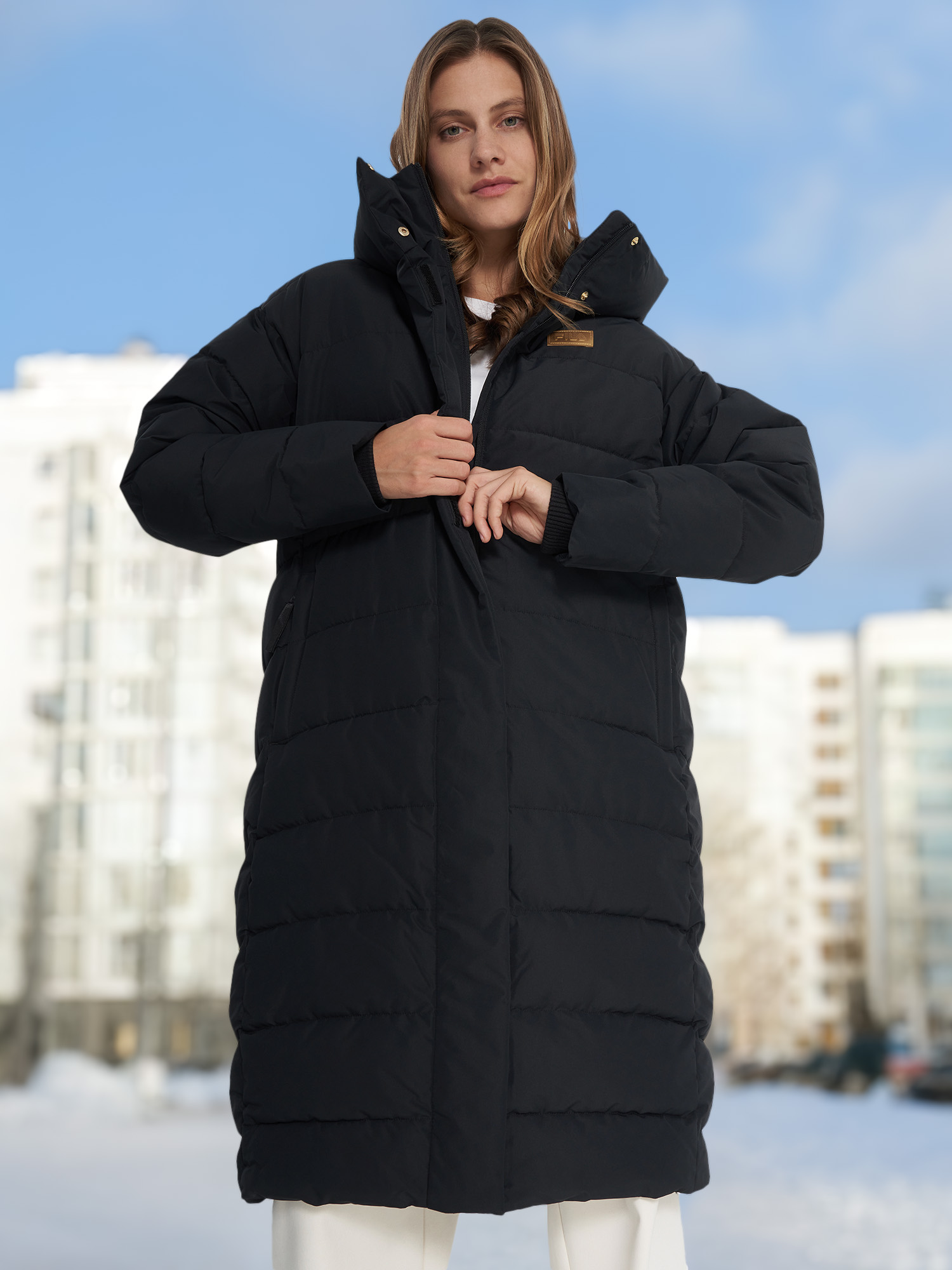 Пуховик женский FILA, Черный