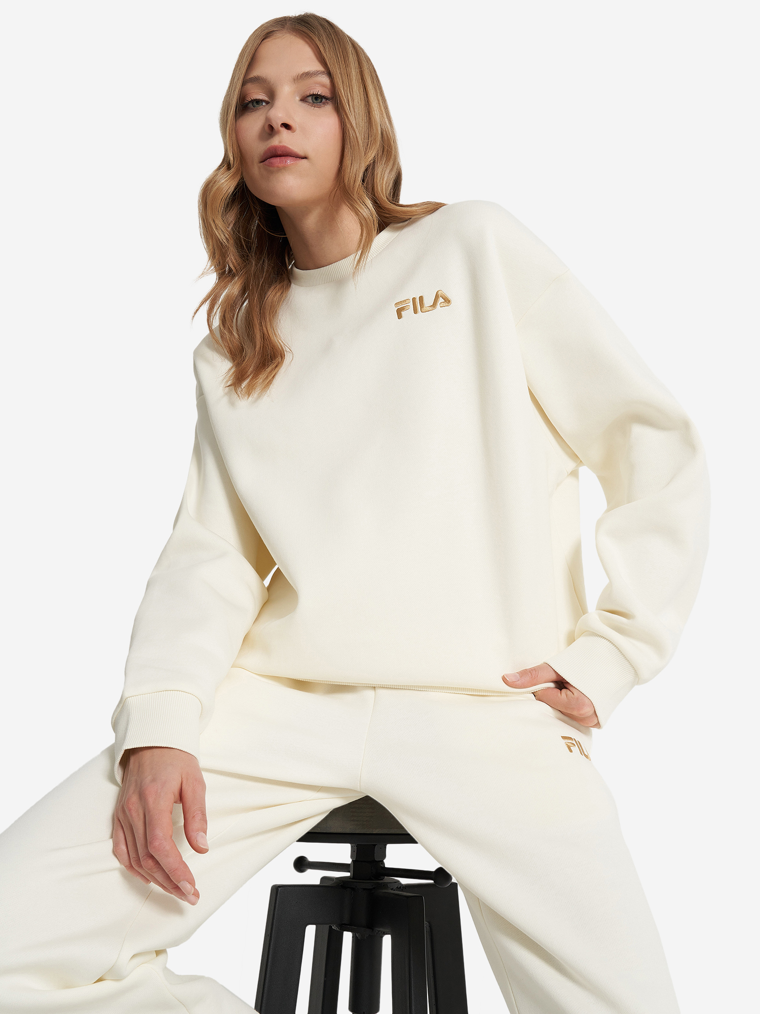 Свитшот женский FILA, Бежевый