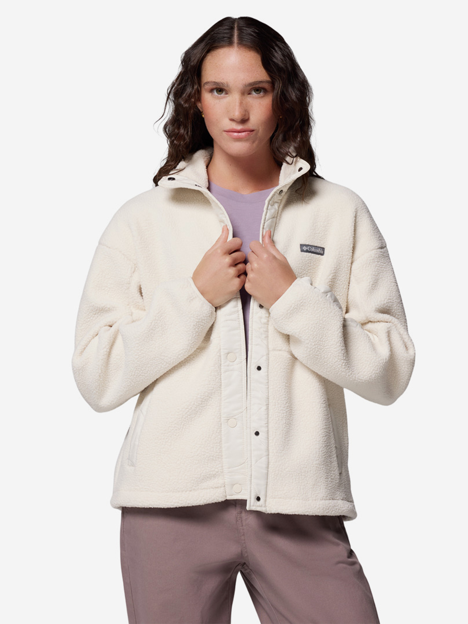 Джемпер флисовый женский Columbia Cloud Point Snap, Бежевый