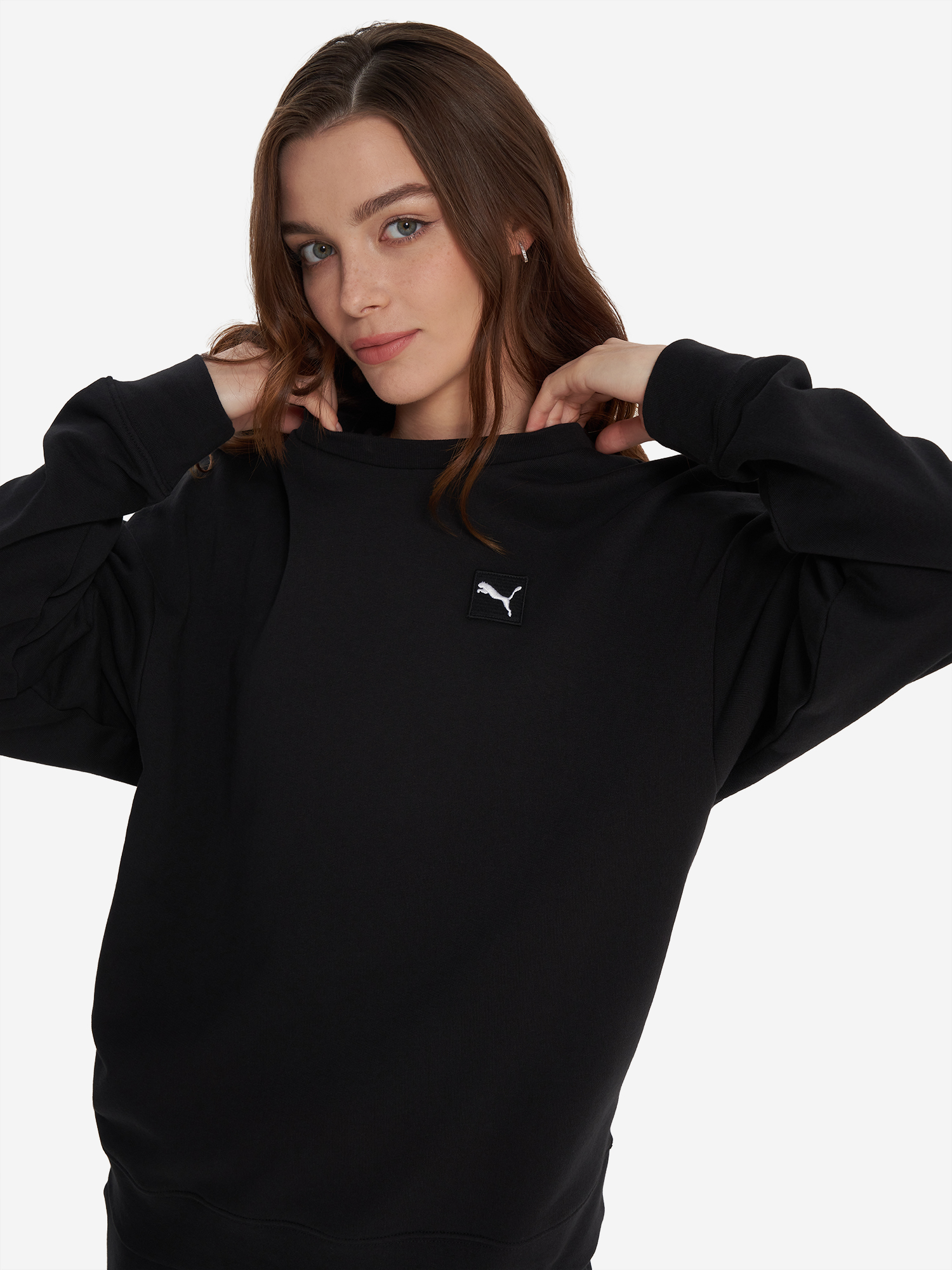 Свитшот женский PUMA, Черный