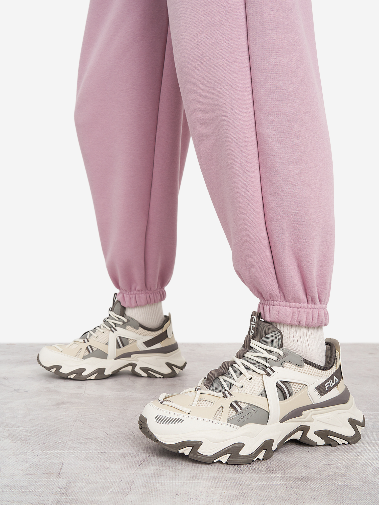 Кроссовки женские FILA Trace Low, Бежевый