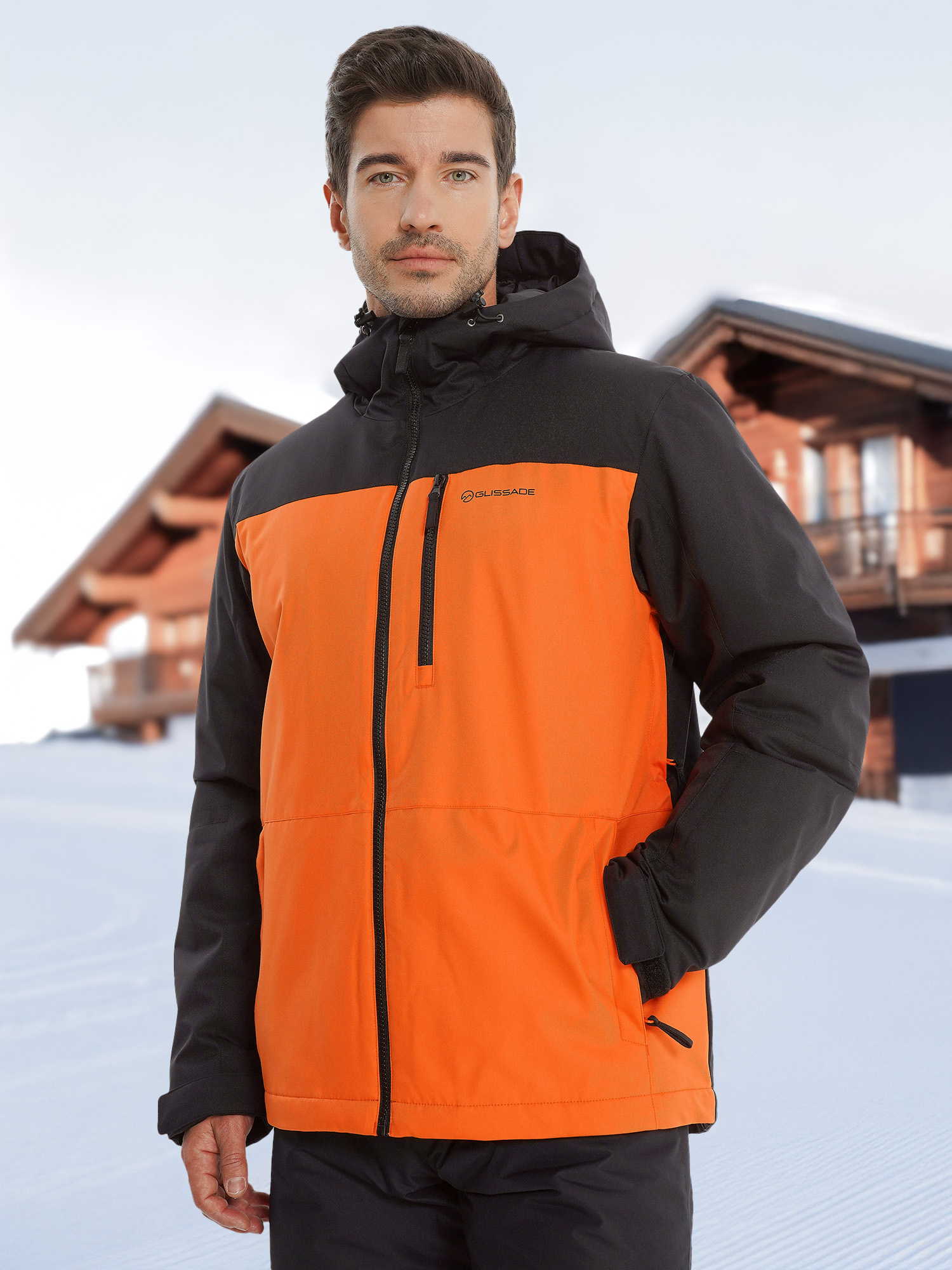 Куртка горнолыжная мужская Glissade Megeve, Черный