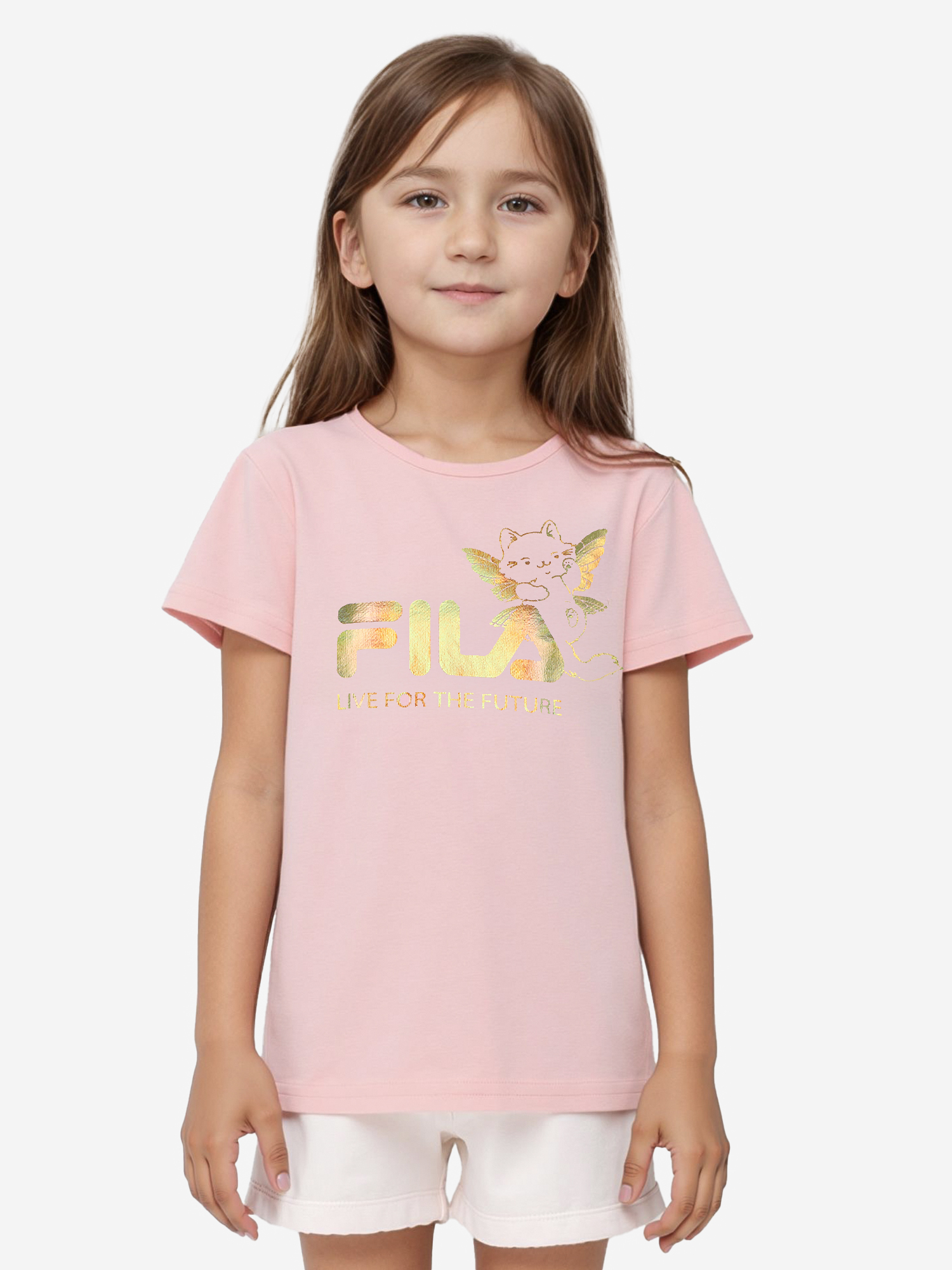 Футболка для девочек FILA, Розовый