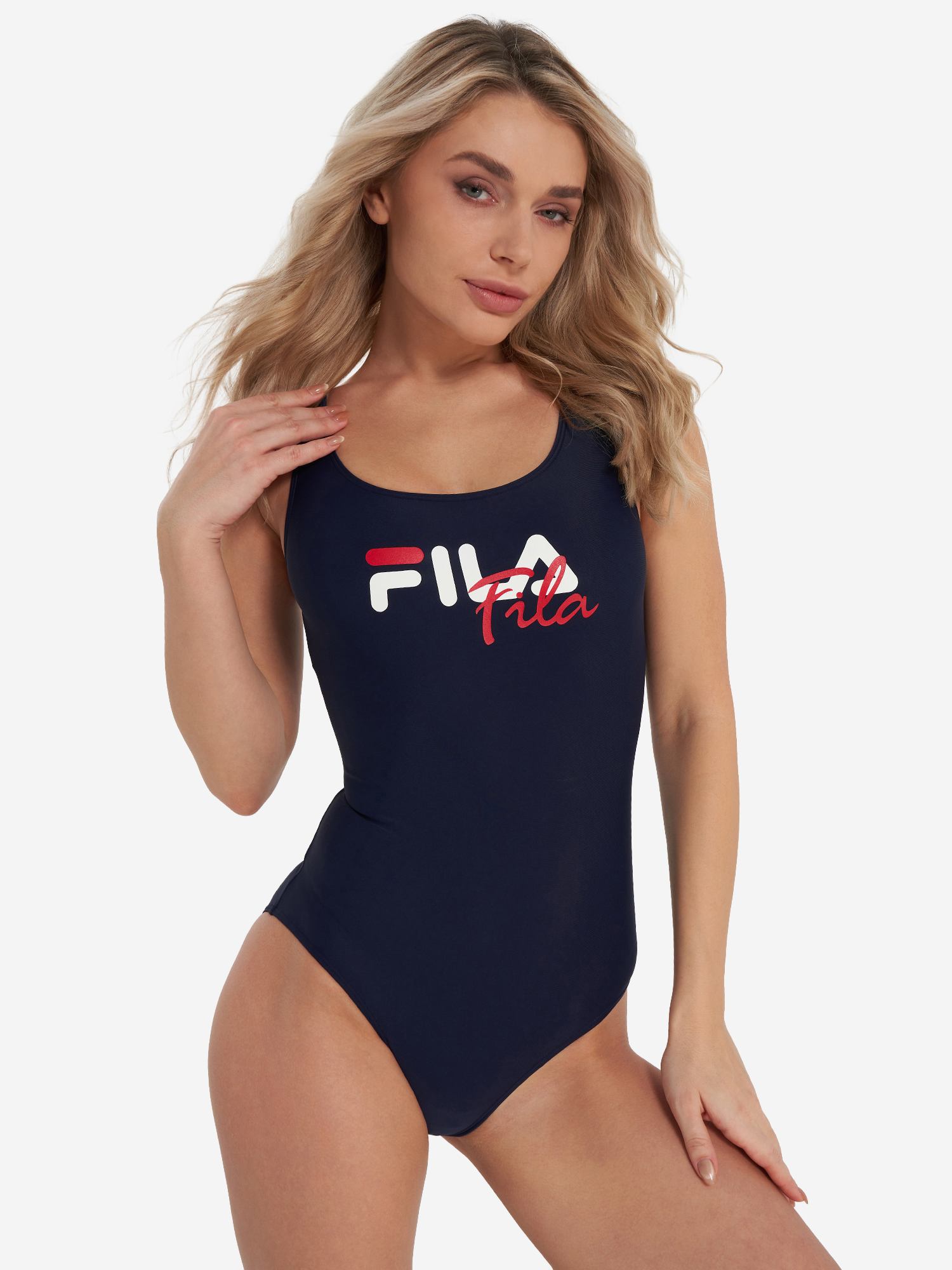 Купальник слитный женский FILA, Синий