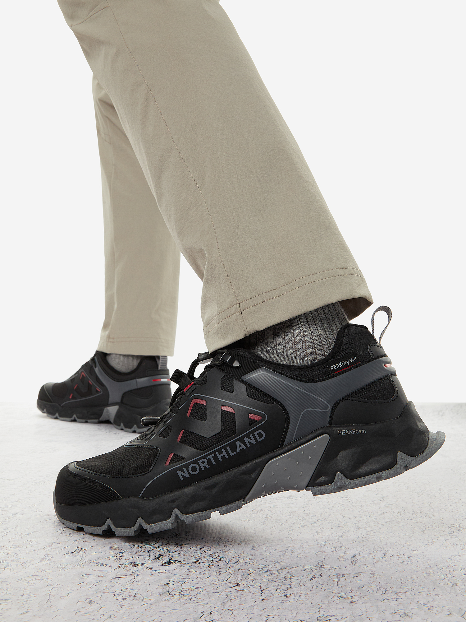 Кроссовки мужские Northland Easy Hiker Low, Черный