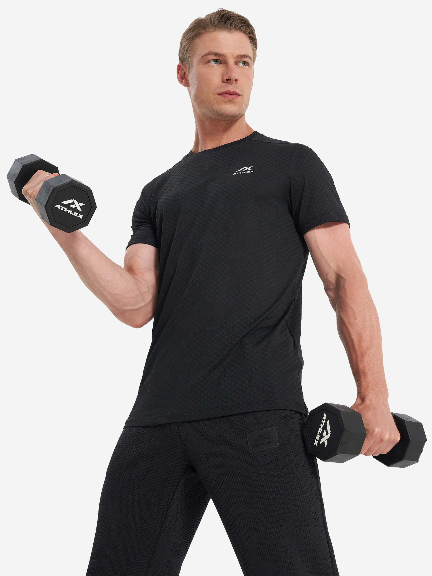 Футболка мужская Athlex, Черный