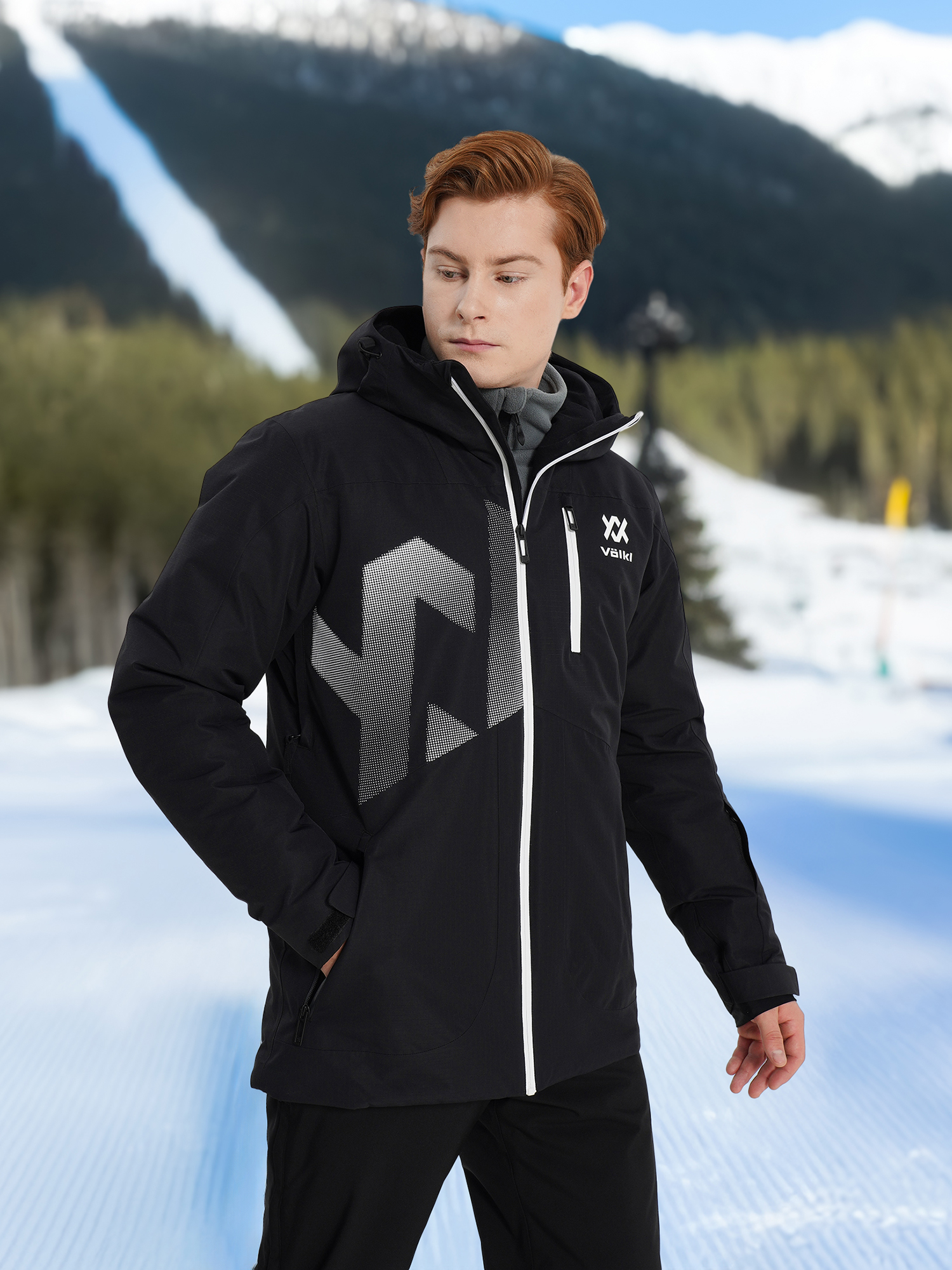 Куртка горнолыжная мужская Volkl, Черный
