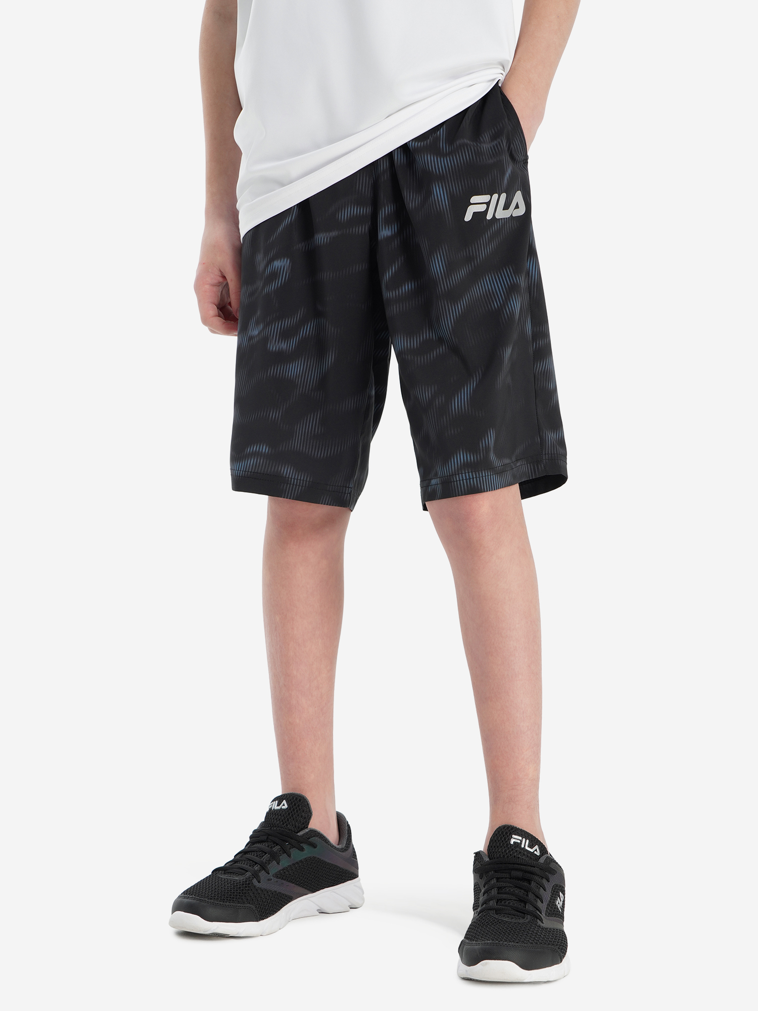 Шорты для мальчиков FILA, Черный