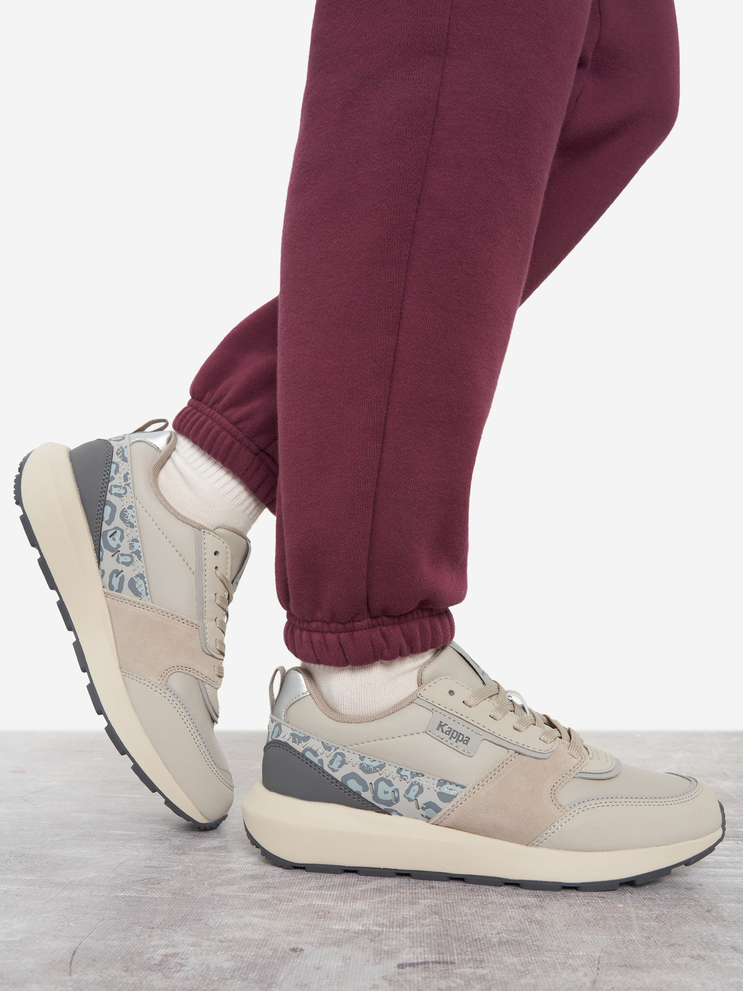 Кроссовки женские Kappa Authentic Run Lt, Бежевый