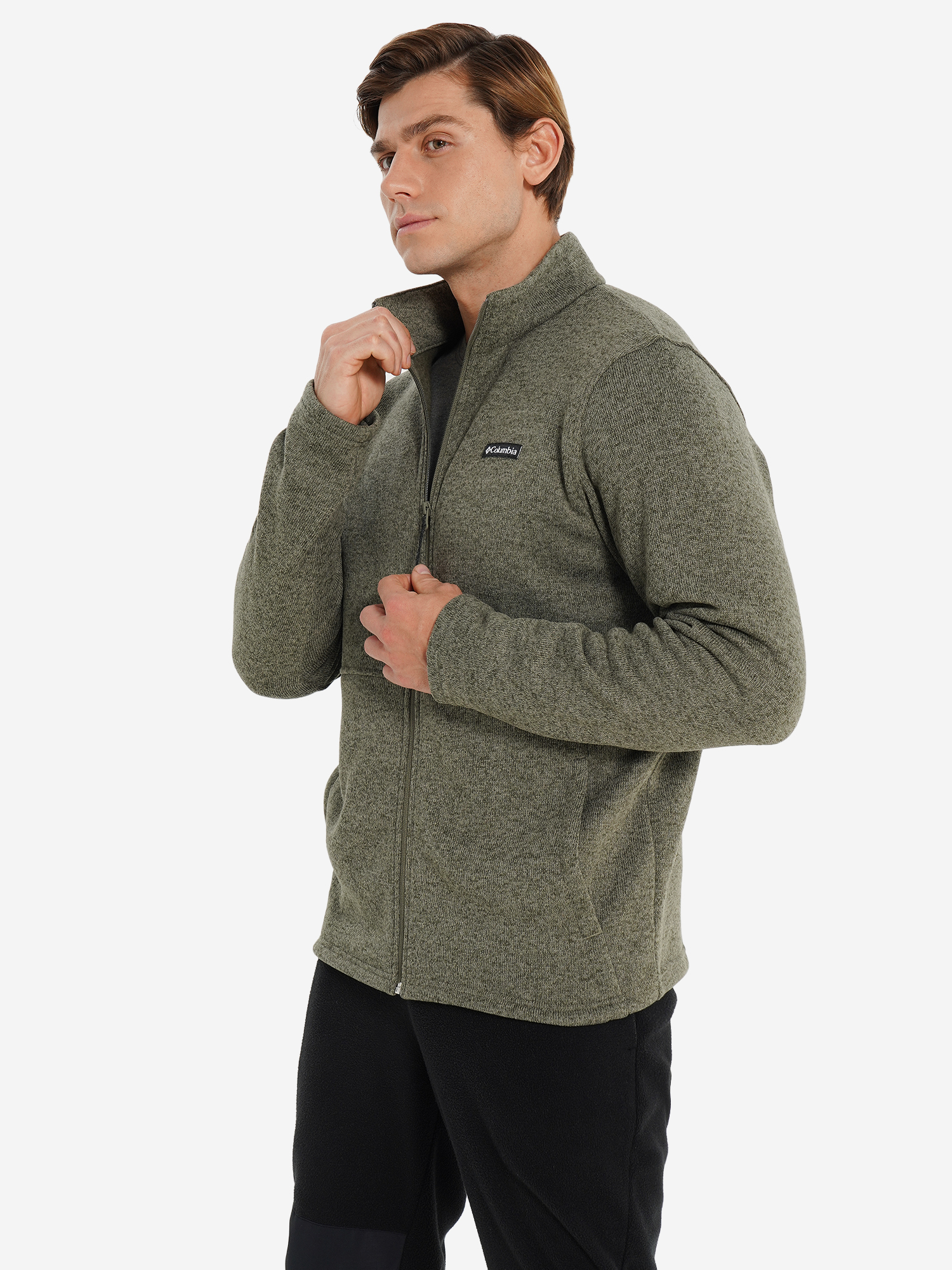 Толстовка мужская Columbia Alto Pass Full Zip Fleece, Зеленый