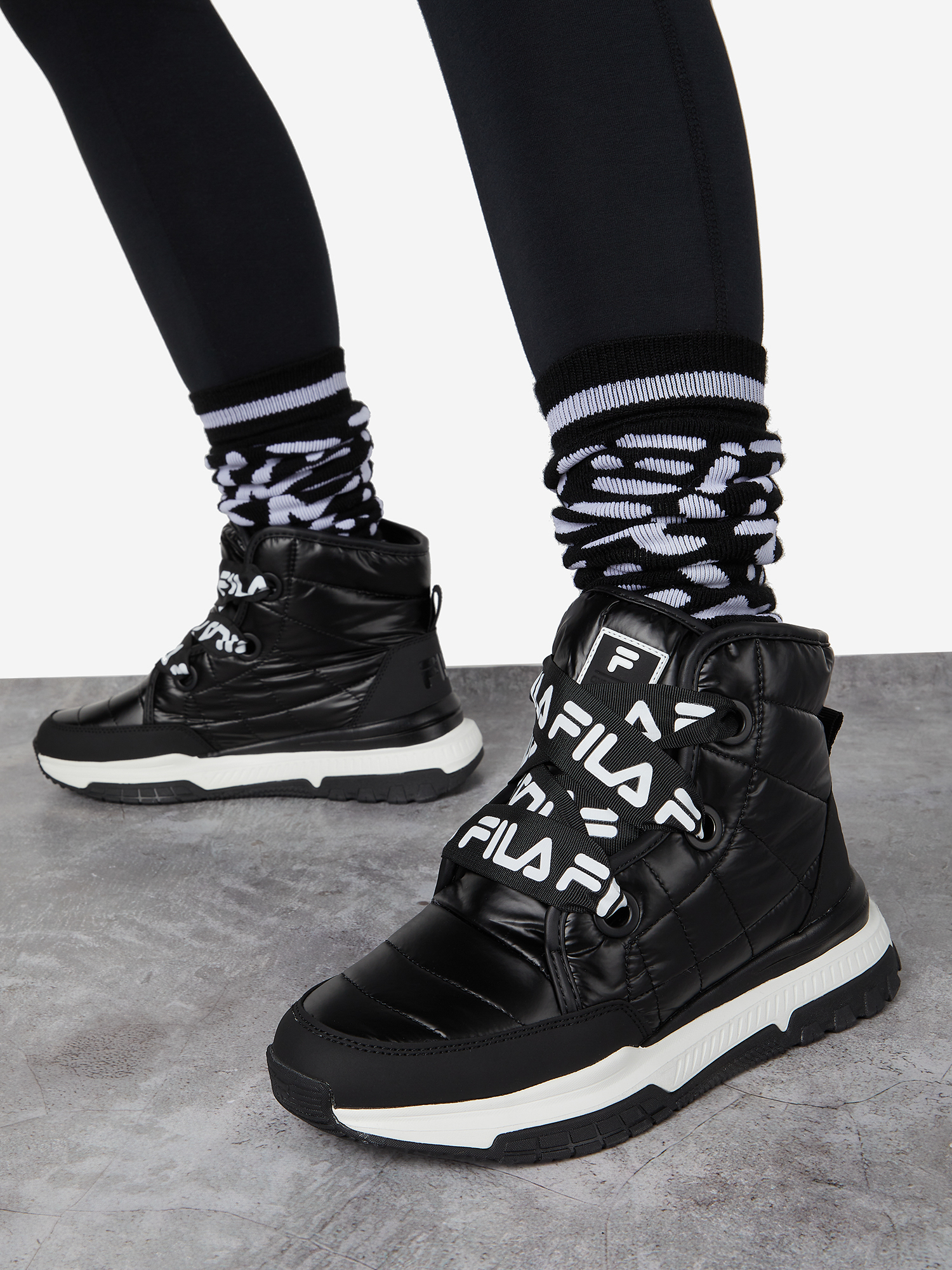 Дутики женские FILA Charge Puffy, Черный