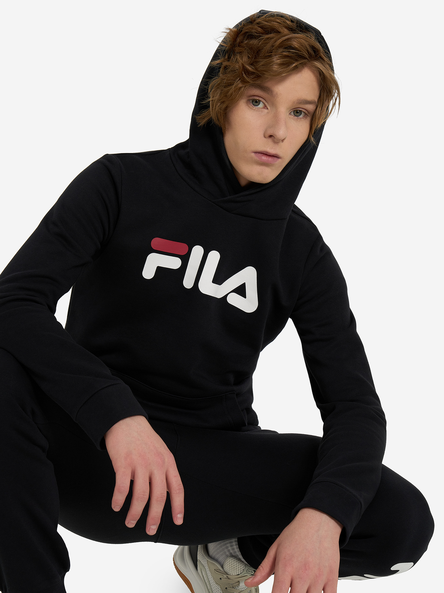 Худи для мальчиков FILA, Черный